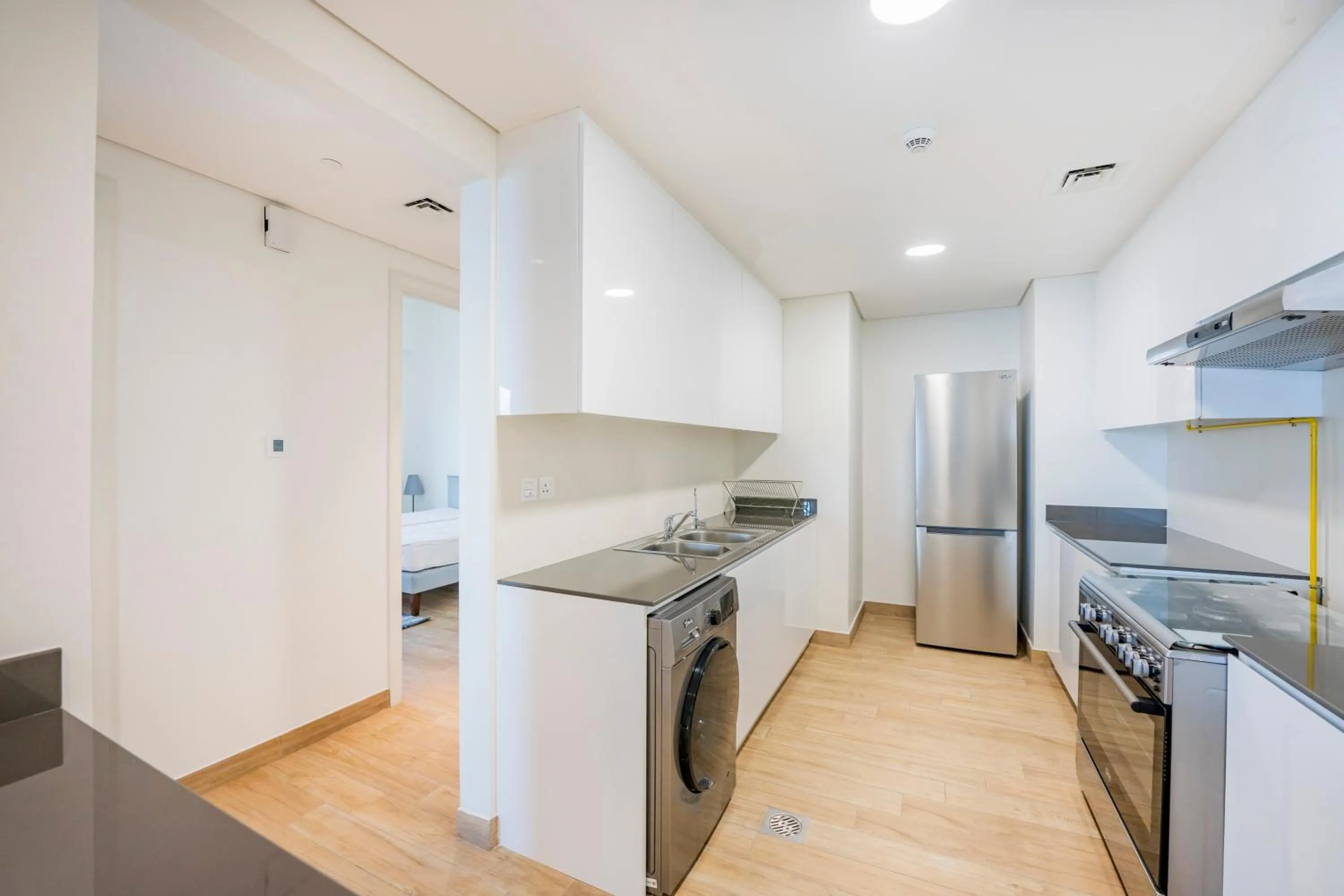 Kitchen or kitchenette in Expo Village Serviced Apartments