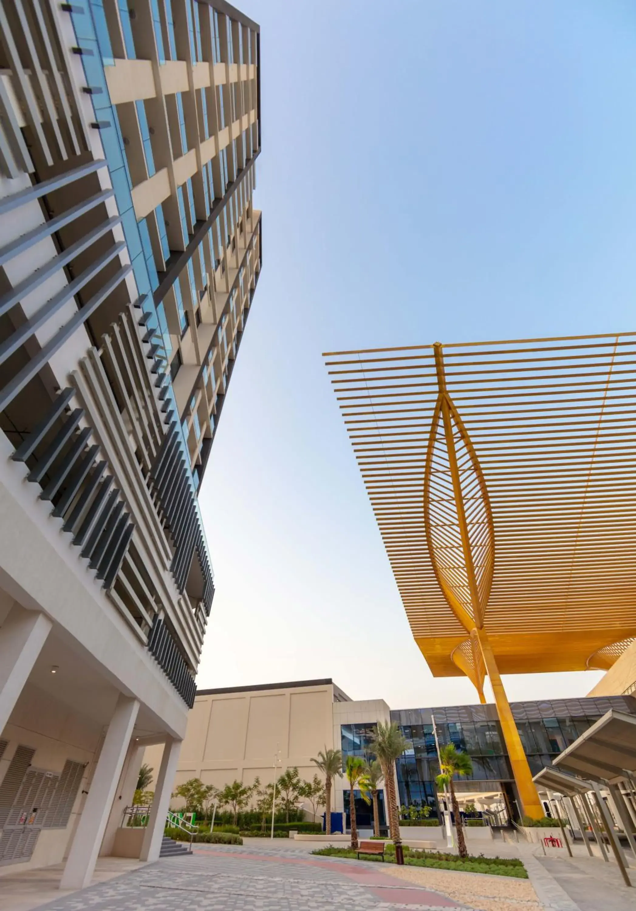 Property building in Expo Village Serviced Apartments Property building in Expo Village Serviced Apartments