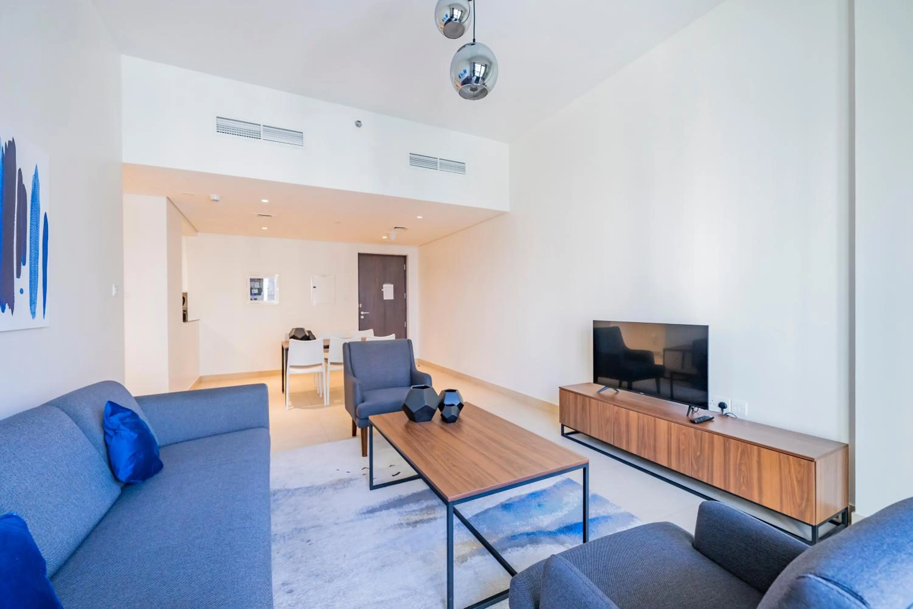 Living room in Expo Village Serviced Apartments