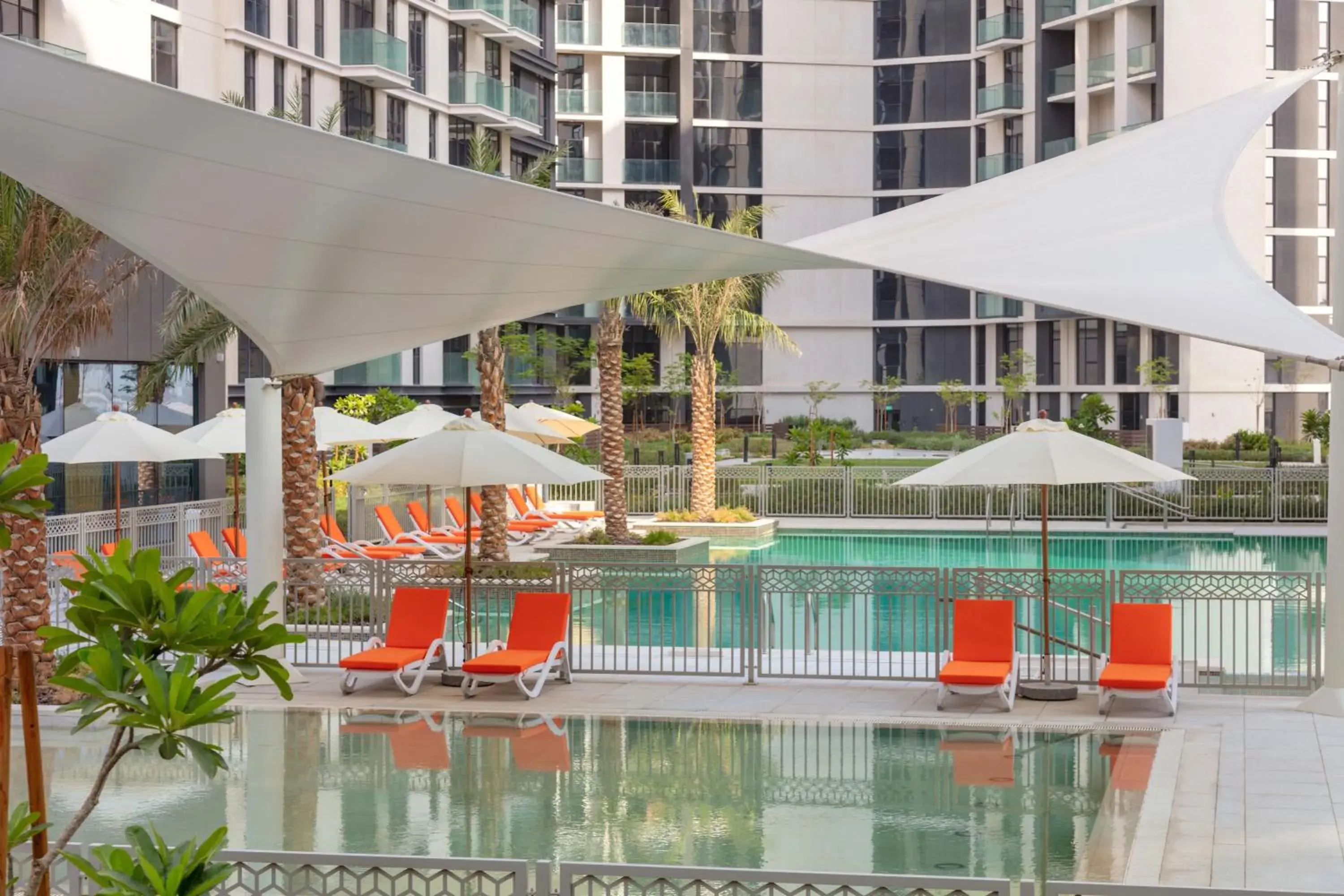 Pool view in Expo Village Serviced Apartments Pool view in Expo Village Serviced Apartments