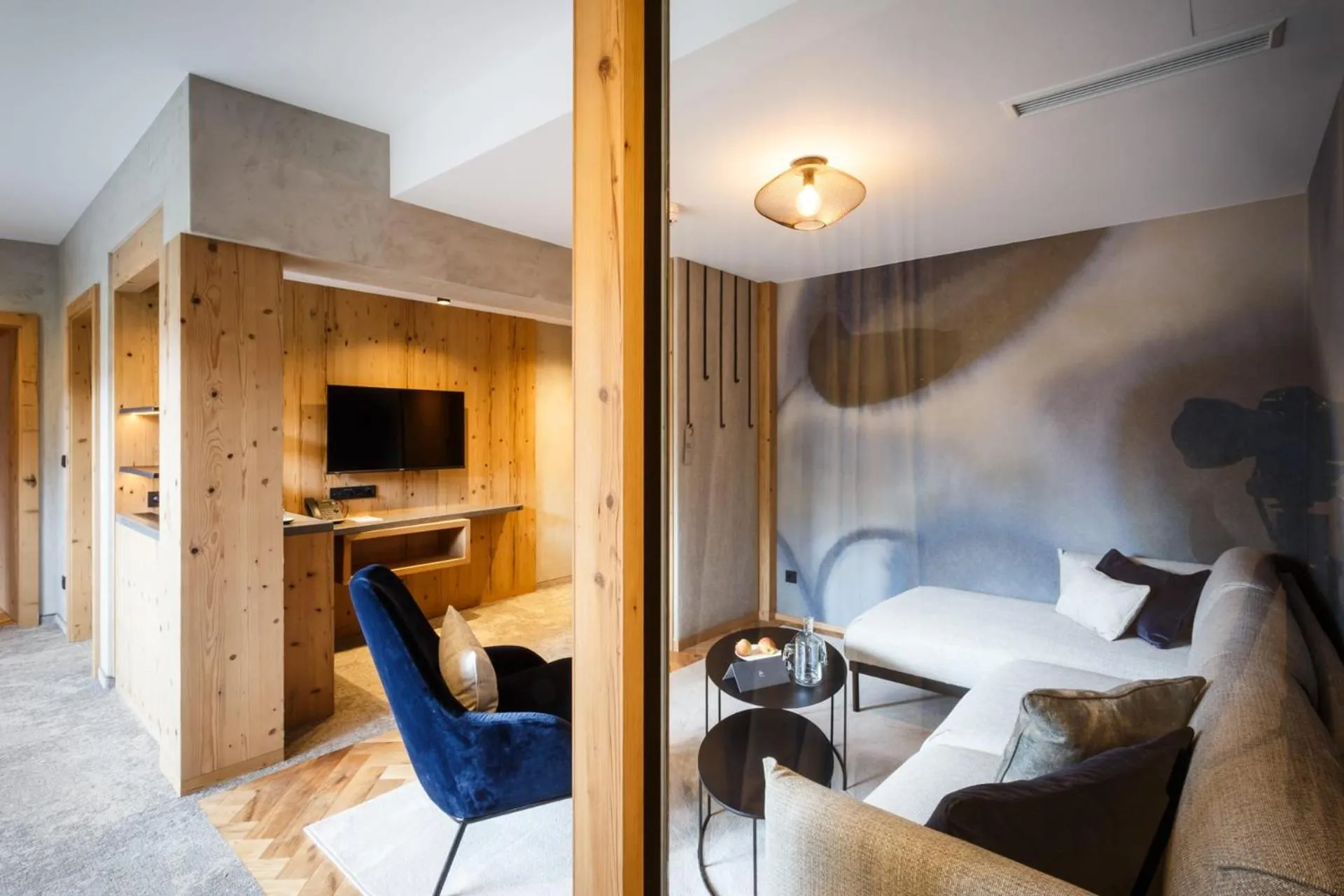 Living room, Bed in NOVA Moments Boutique Hotel