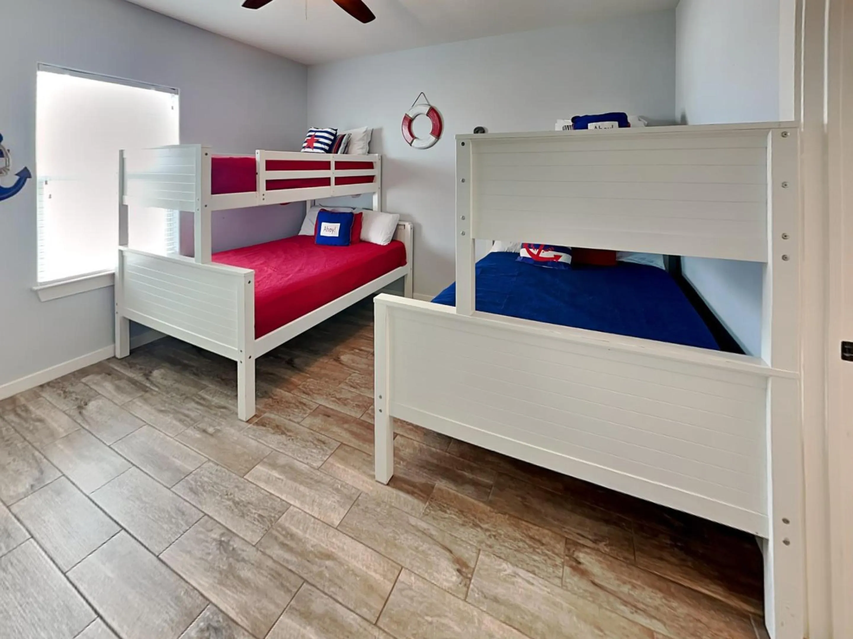 Bed in Postcard from Paradise