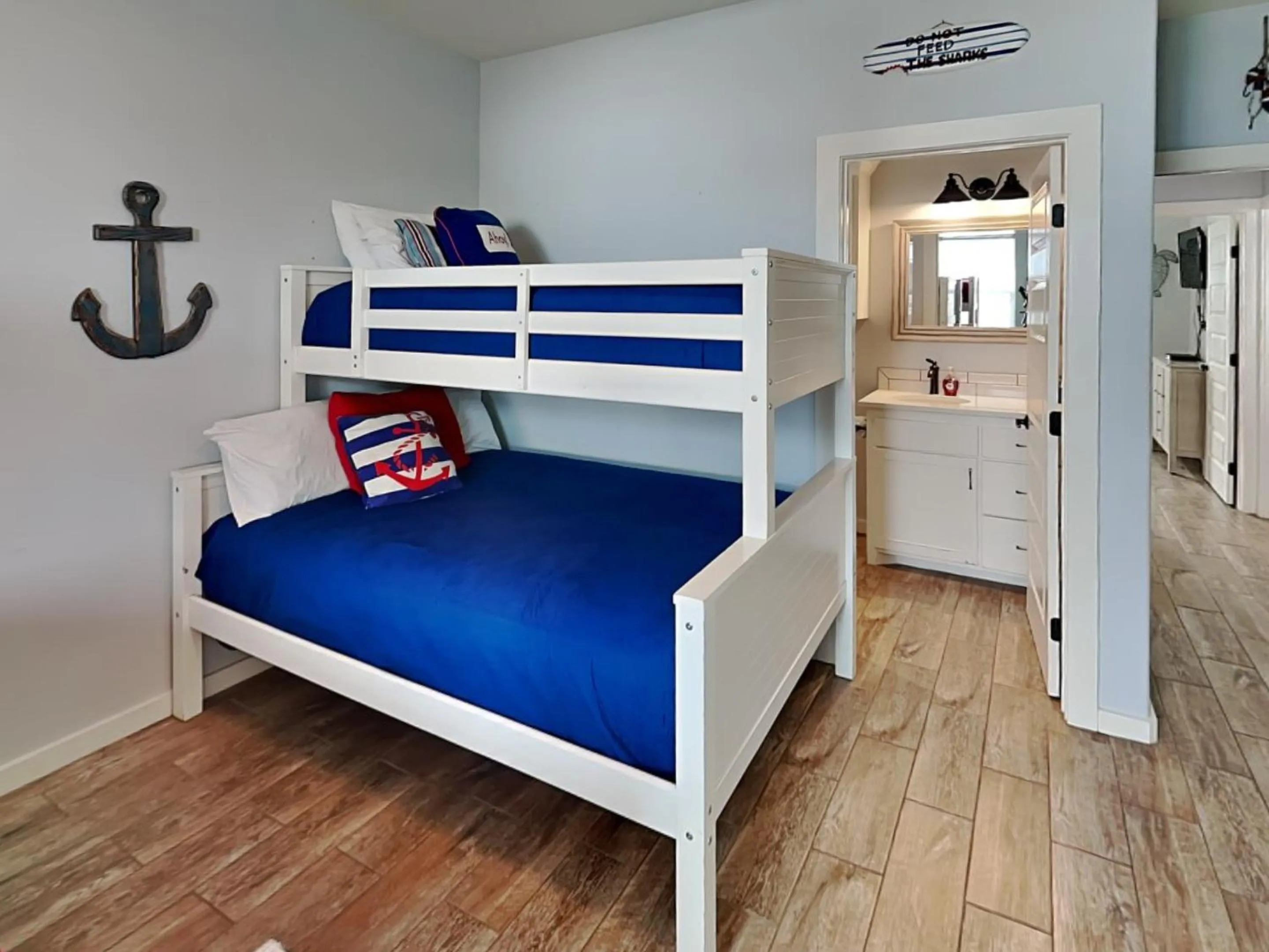 Bed in Postcard from Paradise