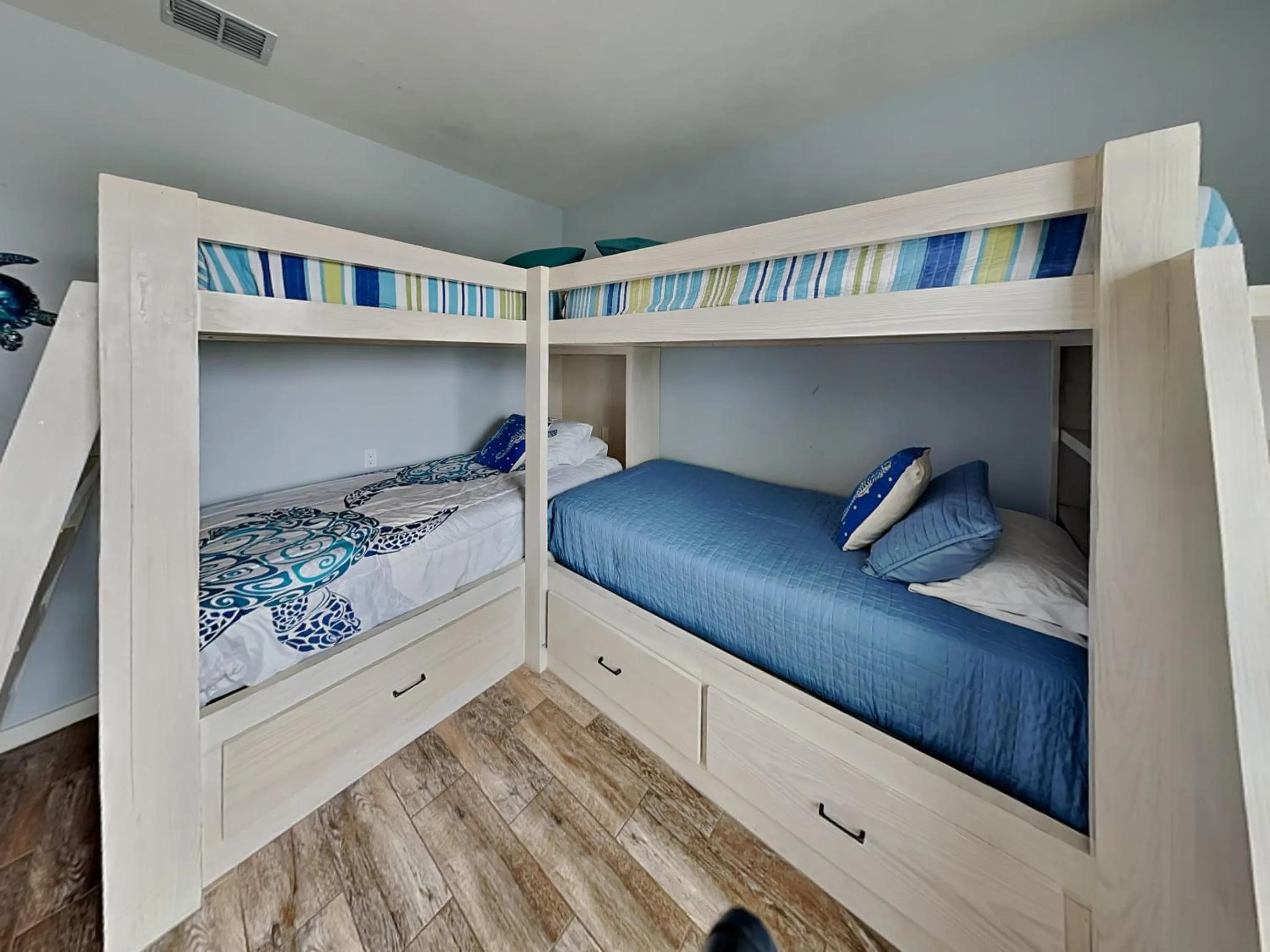 Bed in Postcard from Paradise