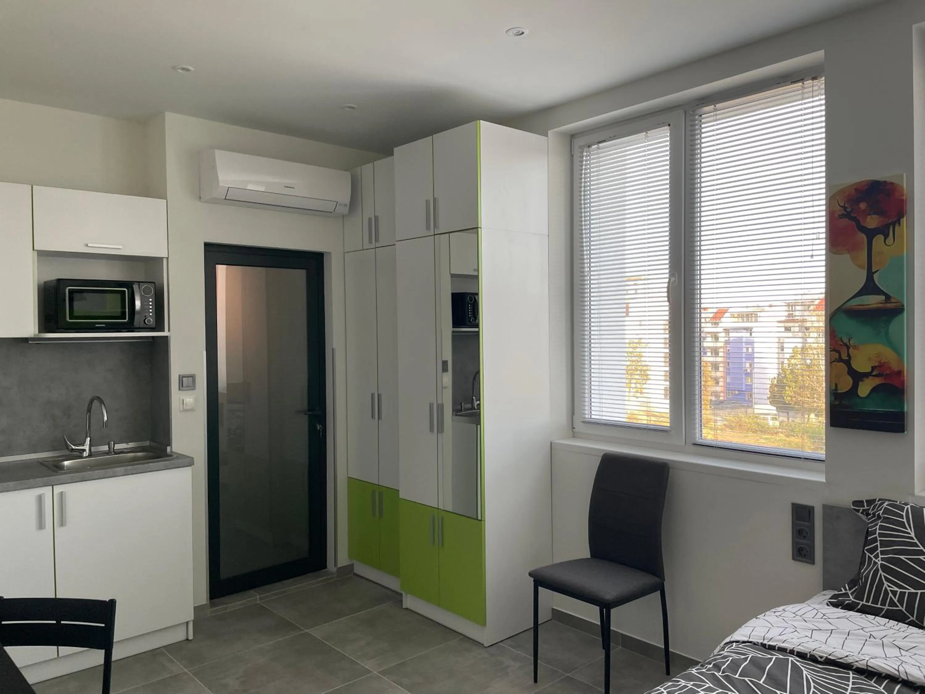 Kitchen or kitchenette in DORM BG pet-friendly Aparthotel