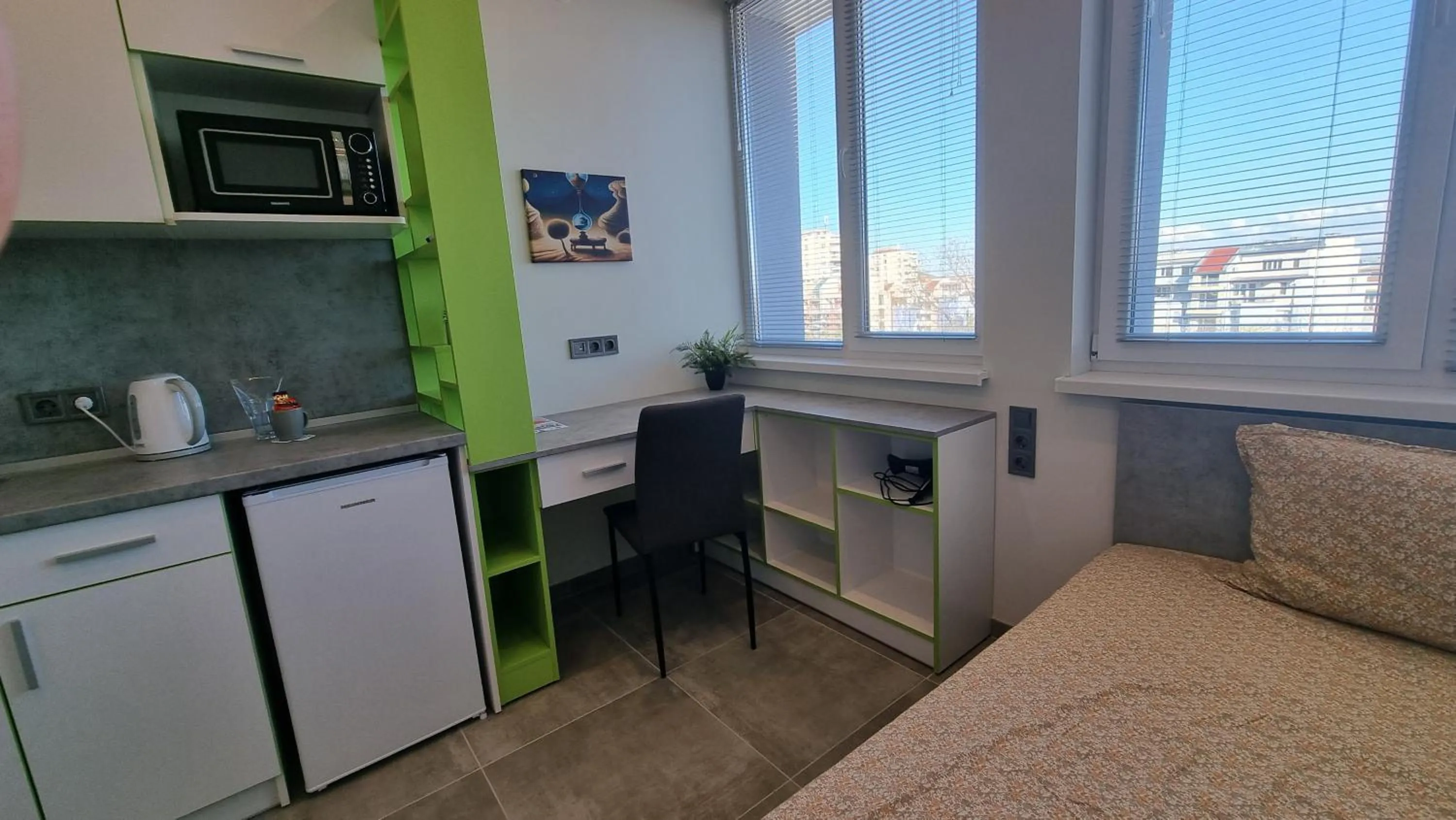 Kitchen or kitchenette in DORM BG pet-friendly Aparthotel