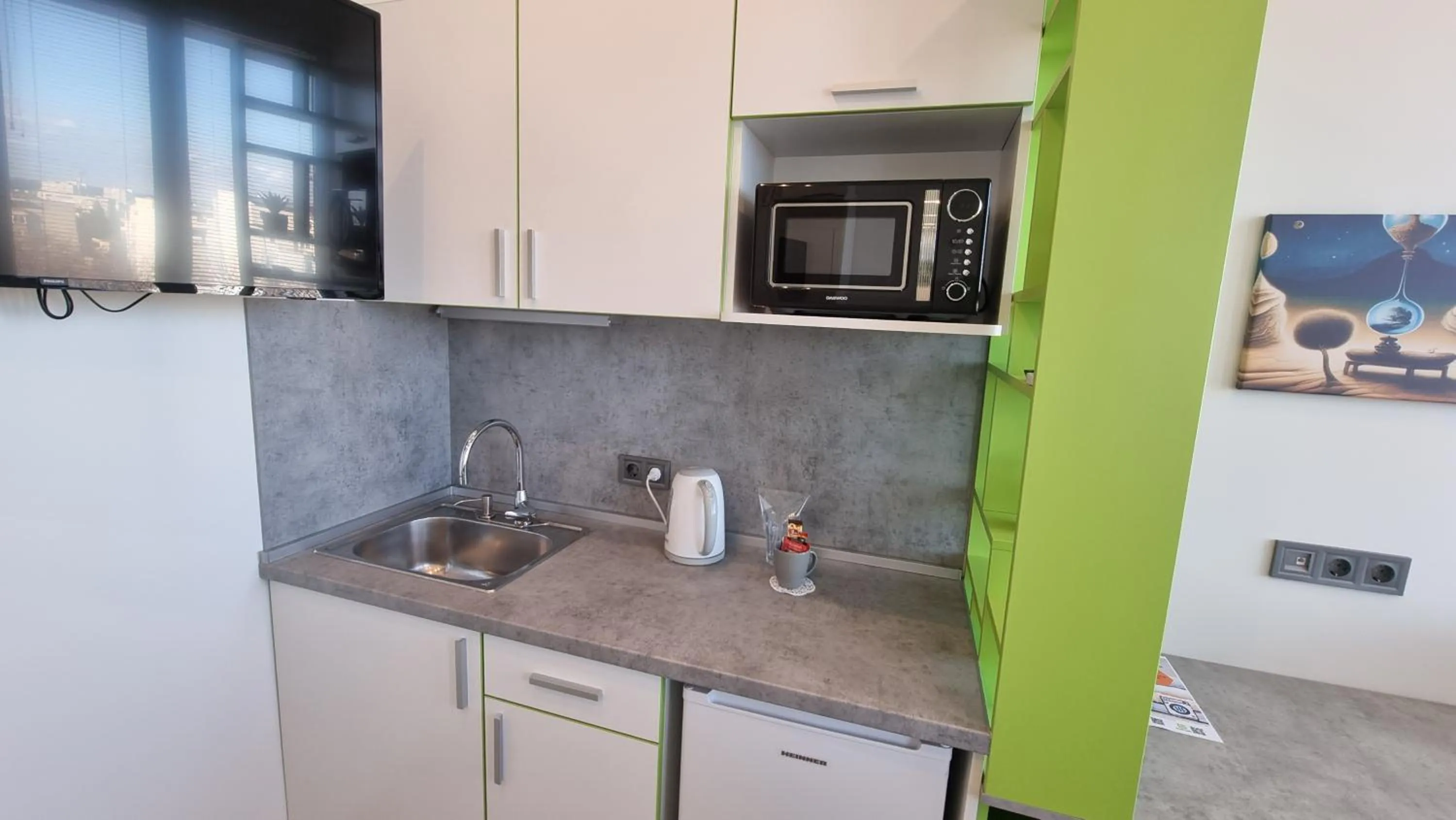 Coffee/tea facilities in DORM BG pet-friendly Aparthotel