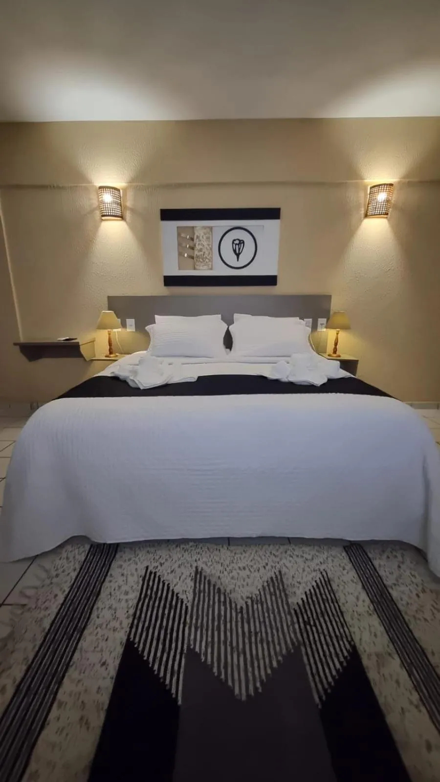 Bed in Palace Hotel Três Poderes