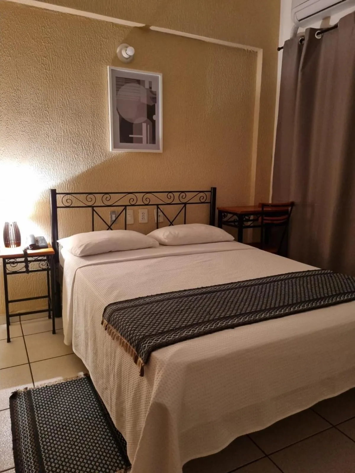 Bed in Palace Hotel Três Poderes