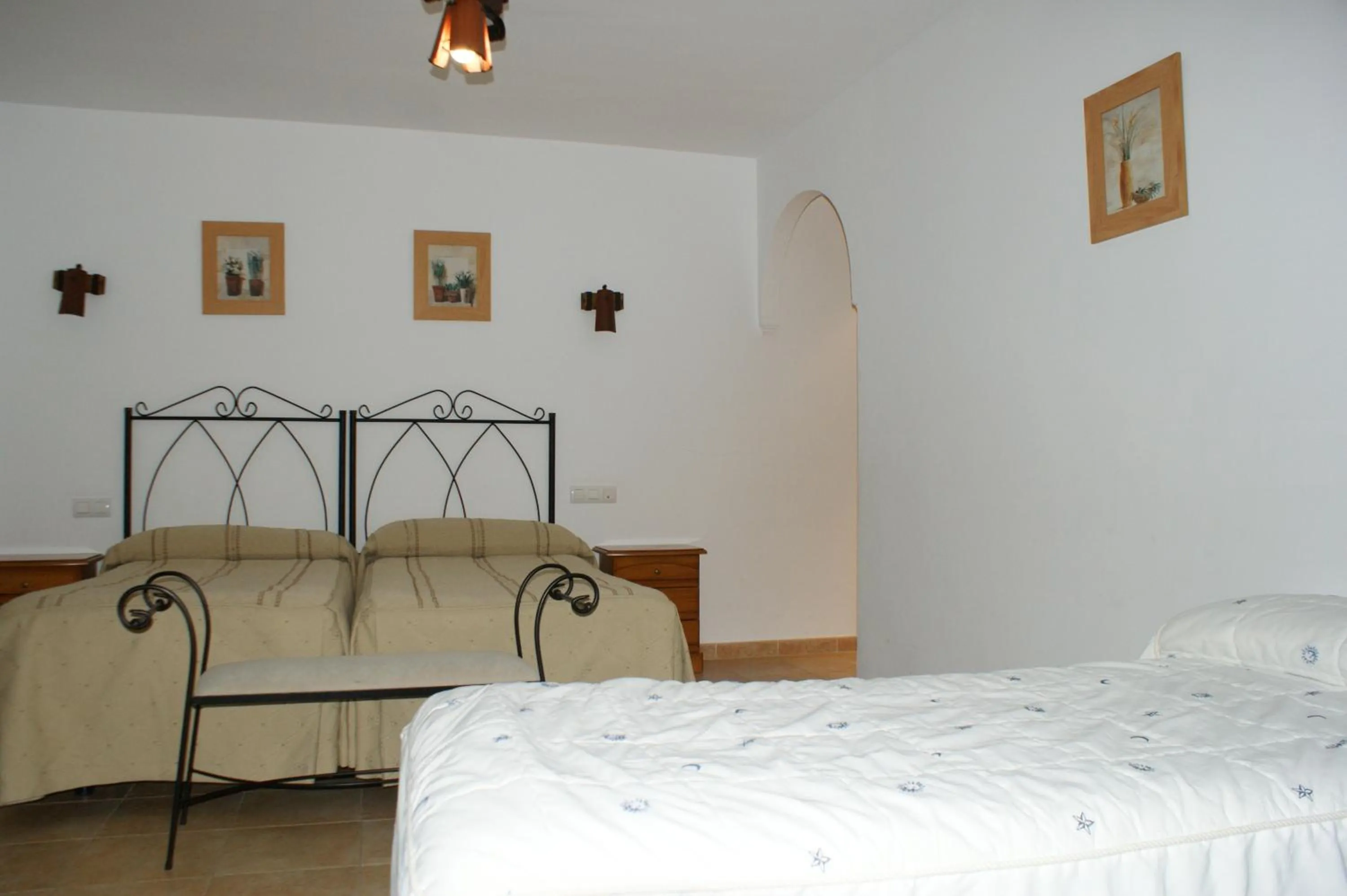 Bed in Hotel Juan Francisco