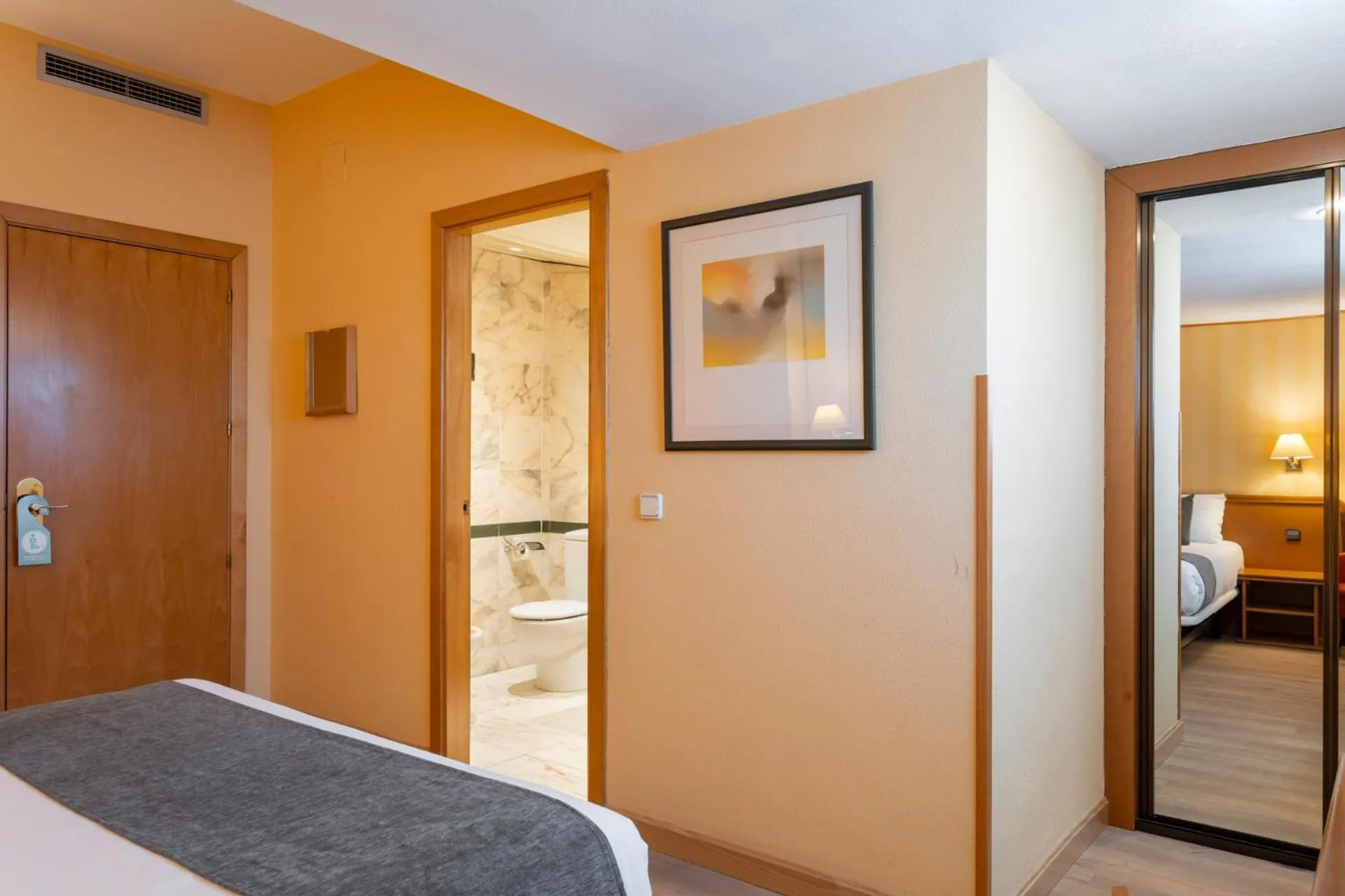 Bed in Hotel Alda Río Tormes