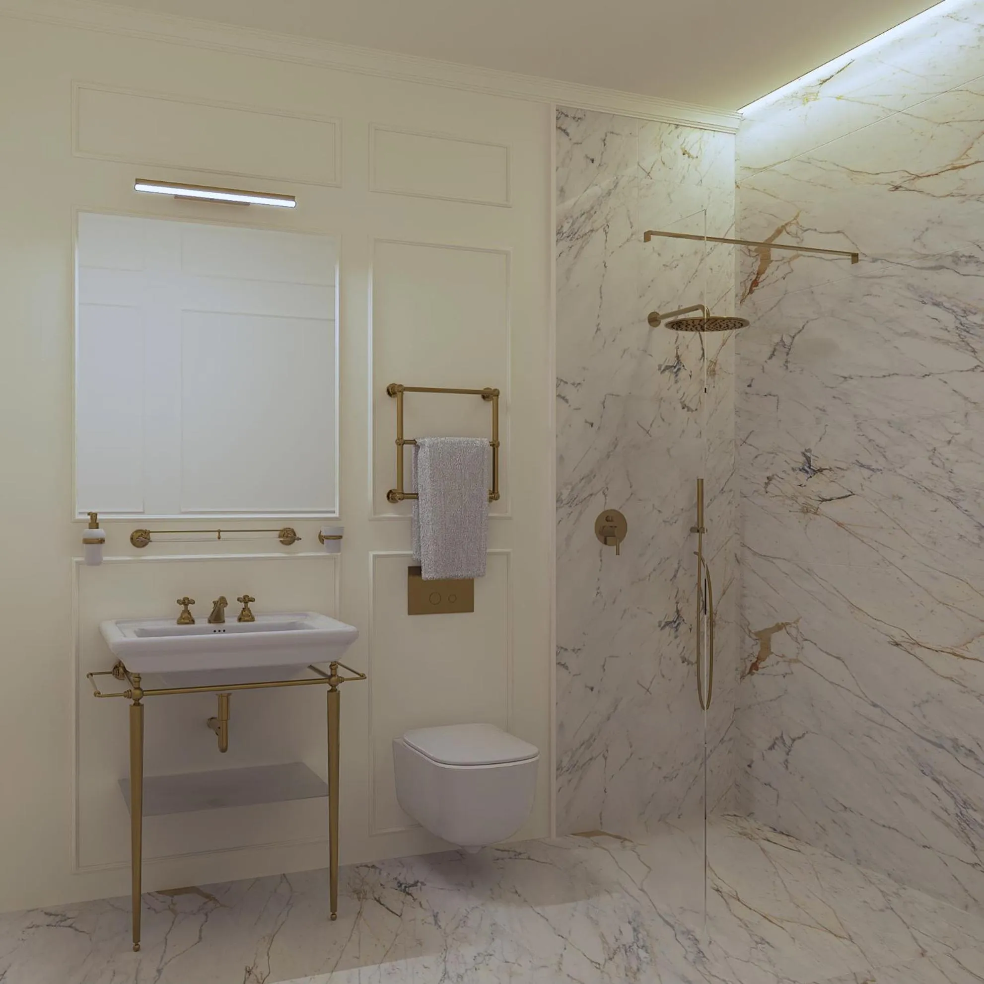 Bathroom in Hotel La Gemma