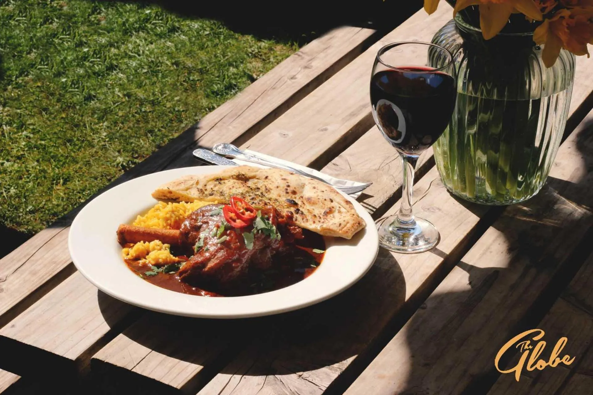 Food and drinks in The Globe Inn