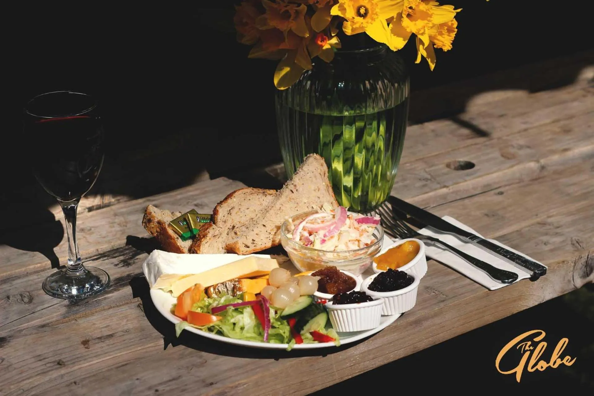 Food and drinks in The Globe Inn