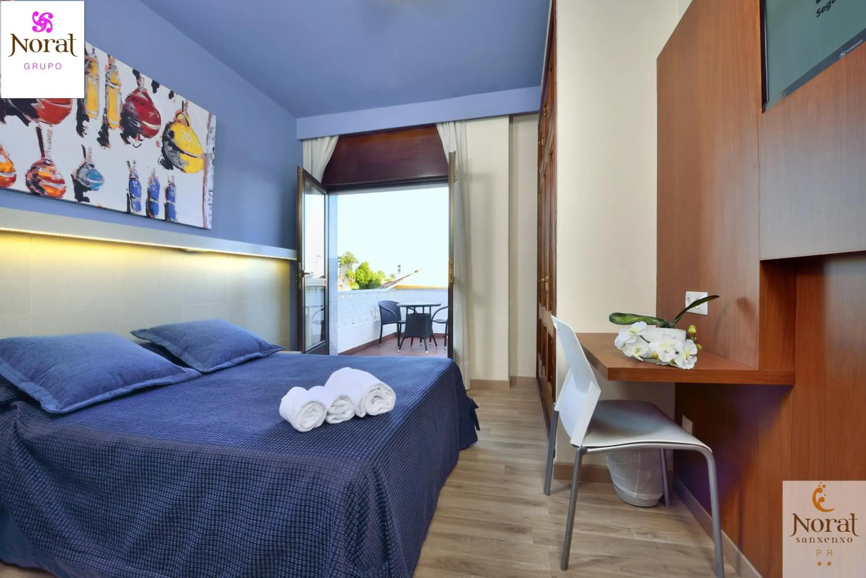 Photo of the whole room, Bed in Nuevo Norat Sanxenxo Photo of the whole room, Bed in Nuevo Norat Sanxenxo