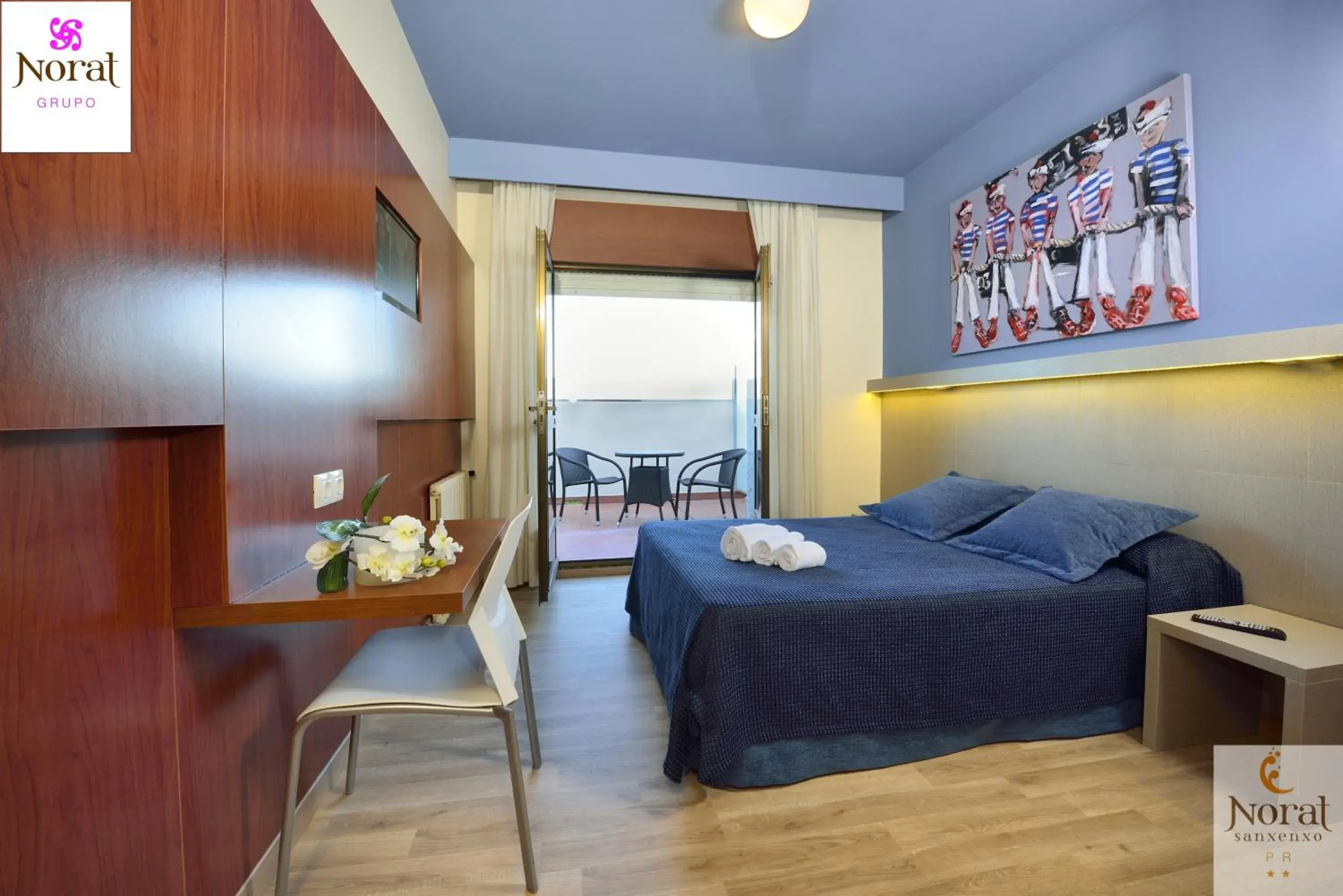 Photo of the whole room, Bed in Nuevo Norat Sanxenxo Photo of the whole room, Bed in Nuevo Norat Sanxenxo
