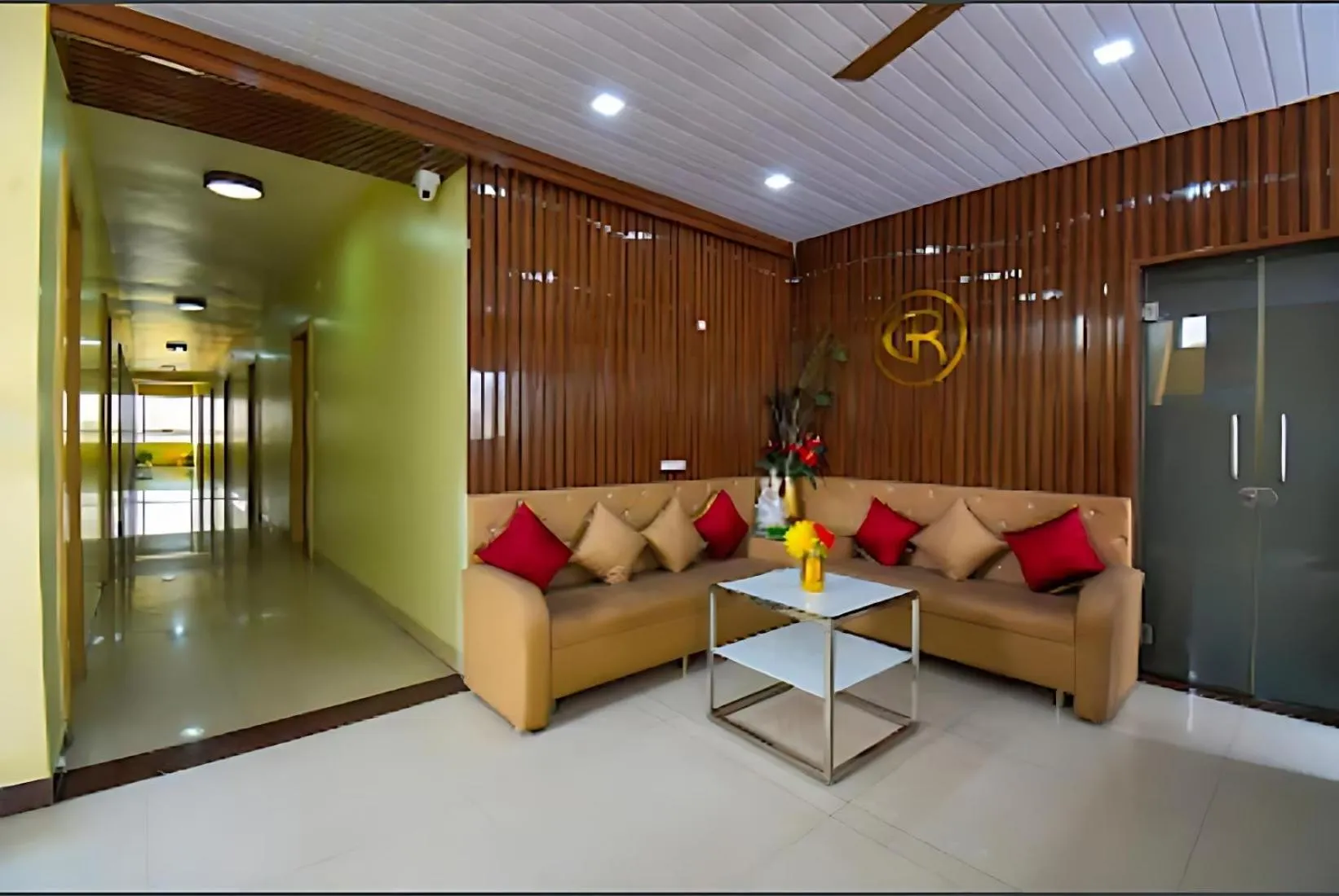 Seating area in Hotel Gaurav Residency