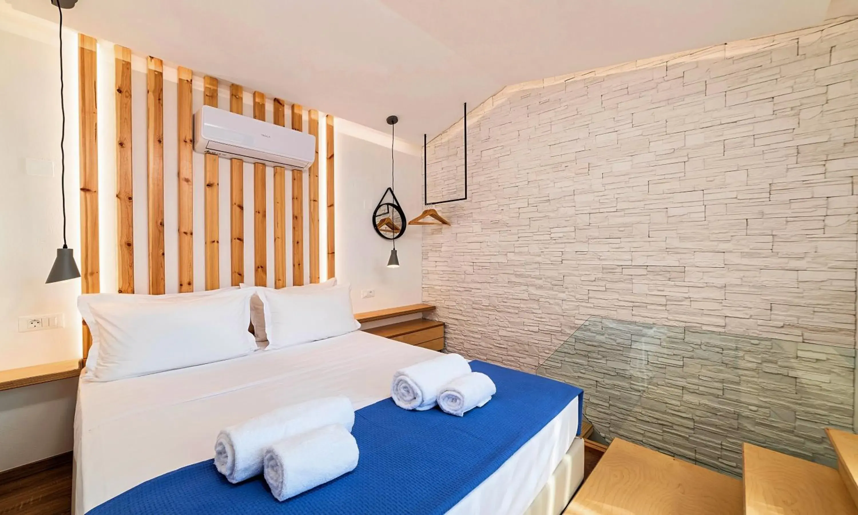 Bed in Aelia Suites Bed in Aelia Suites