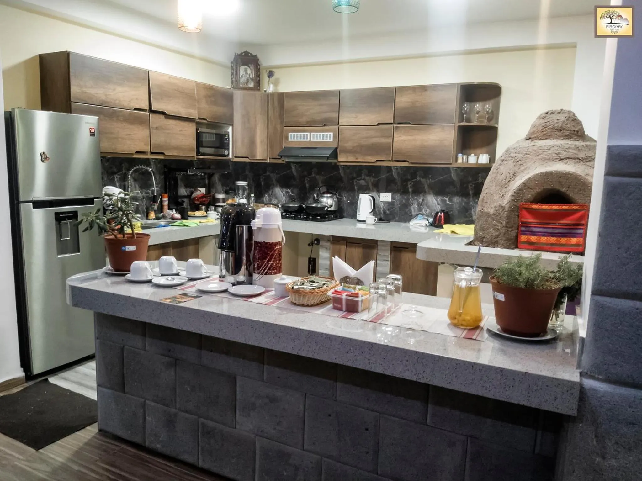 Coffee/tea facilities in Pisonay Hotel