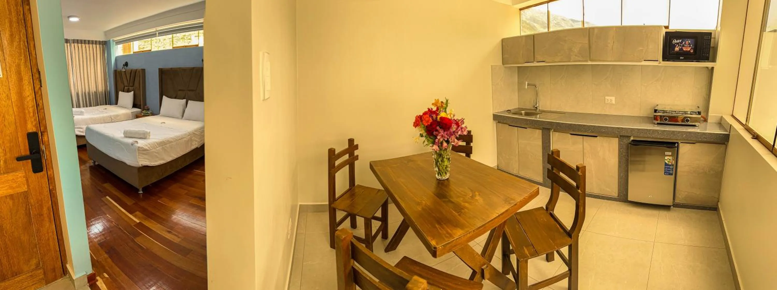 Bed in Pisonay Hotel