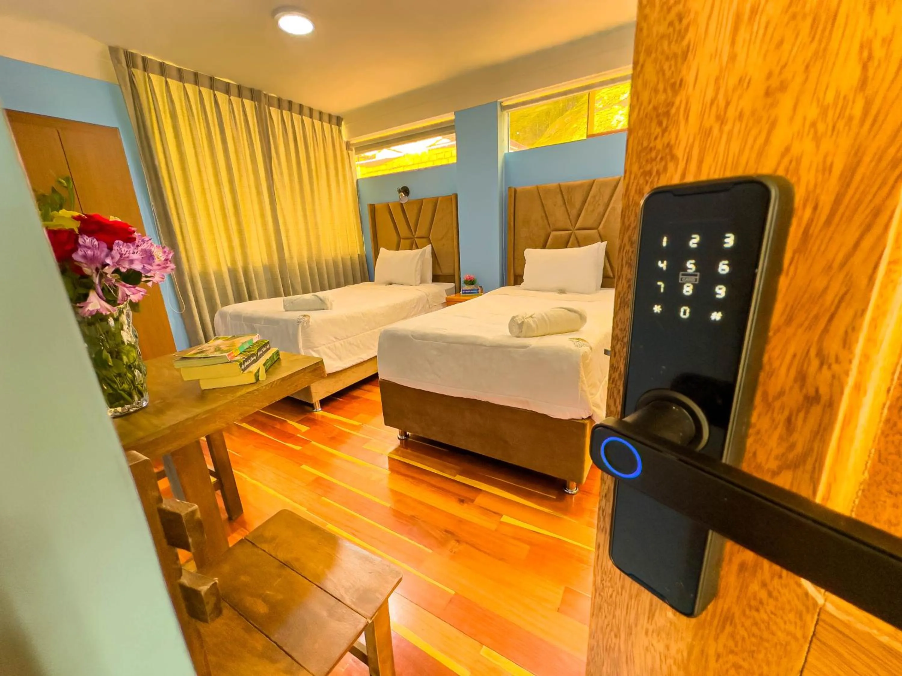 Bed in Pisonay Hotel