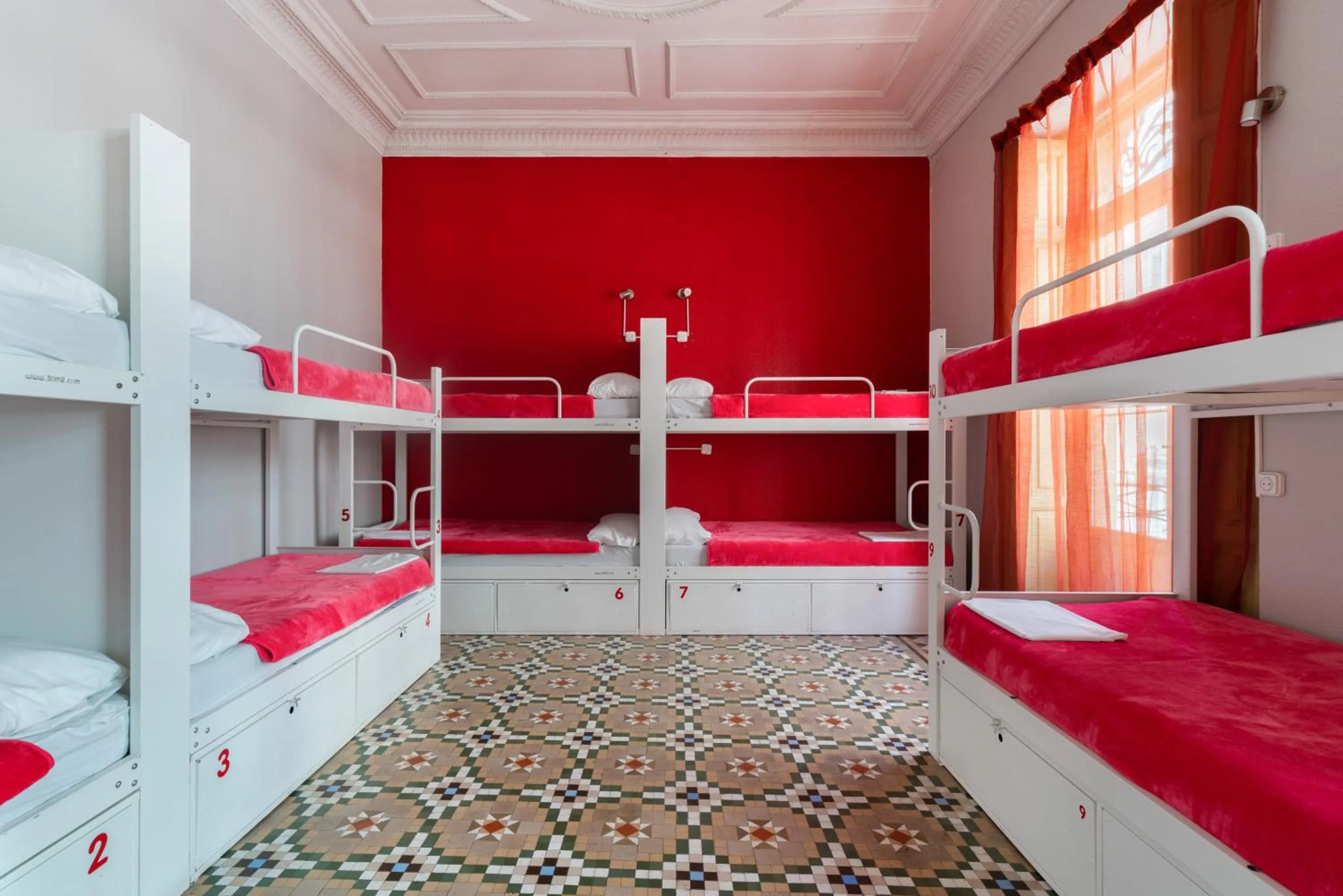 Bed in Red Nest Hostel