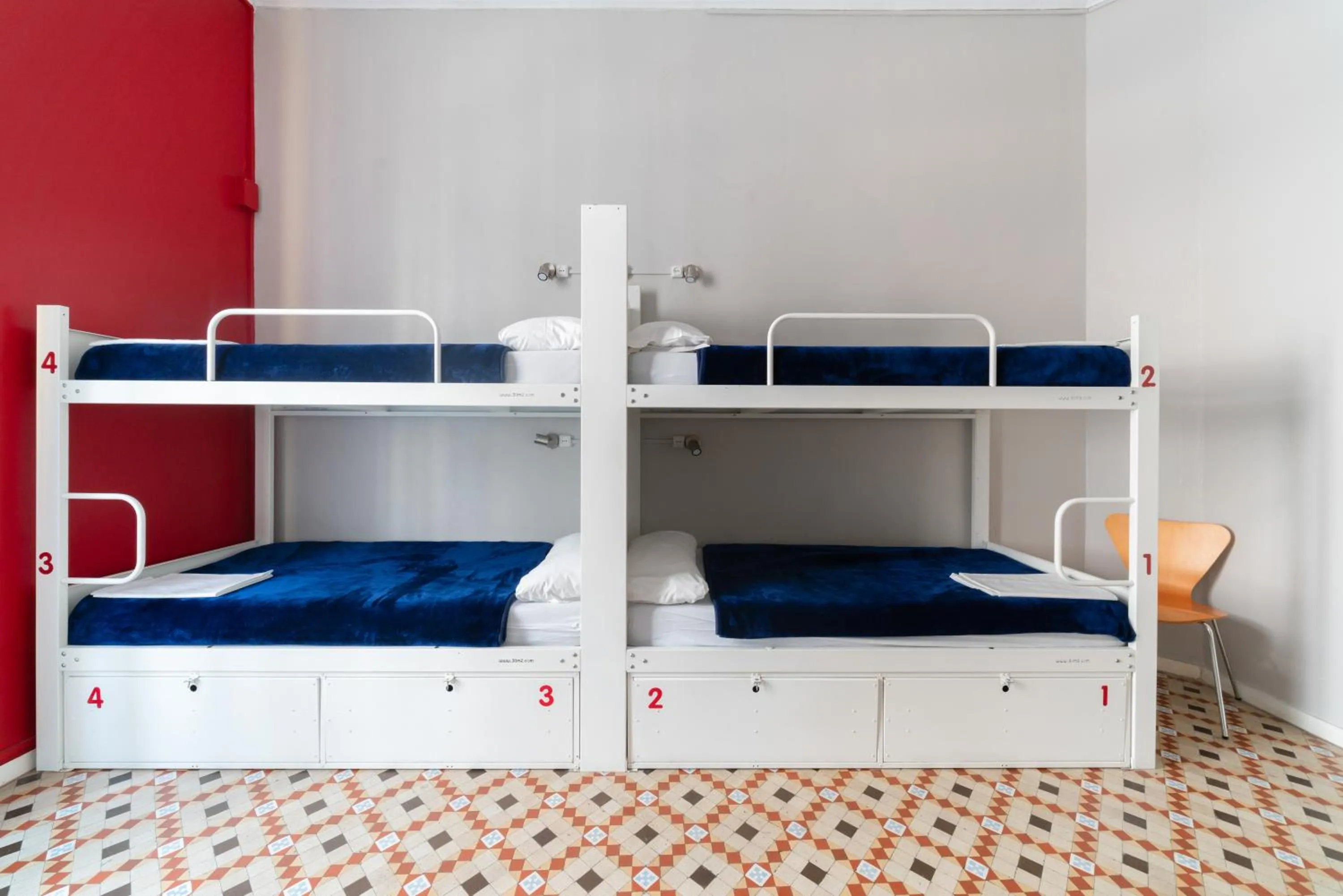Bed in Red Nest Hostel