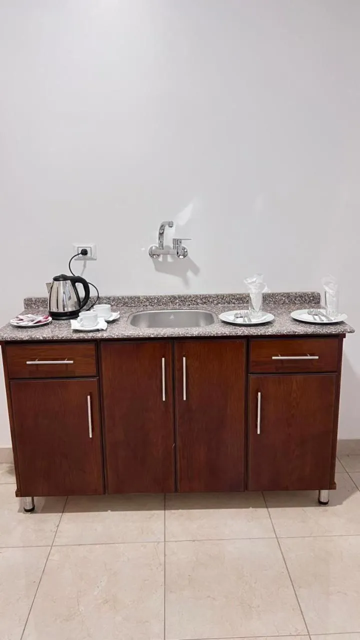 Kitchen or kitchenette in Mikhaila Guest House