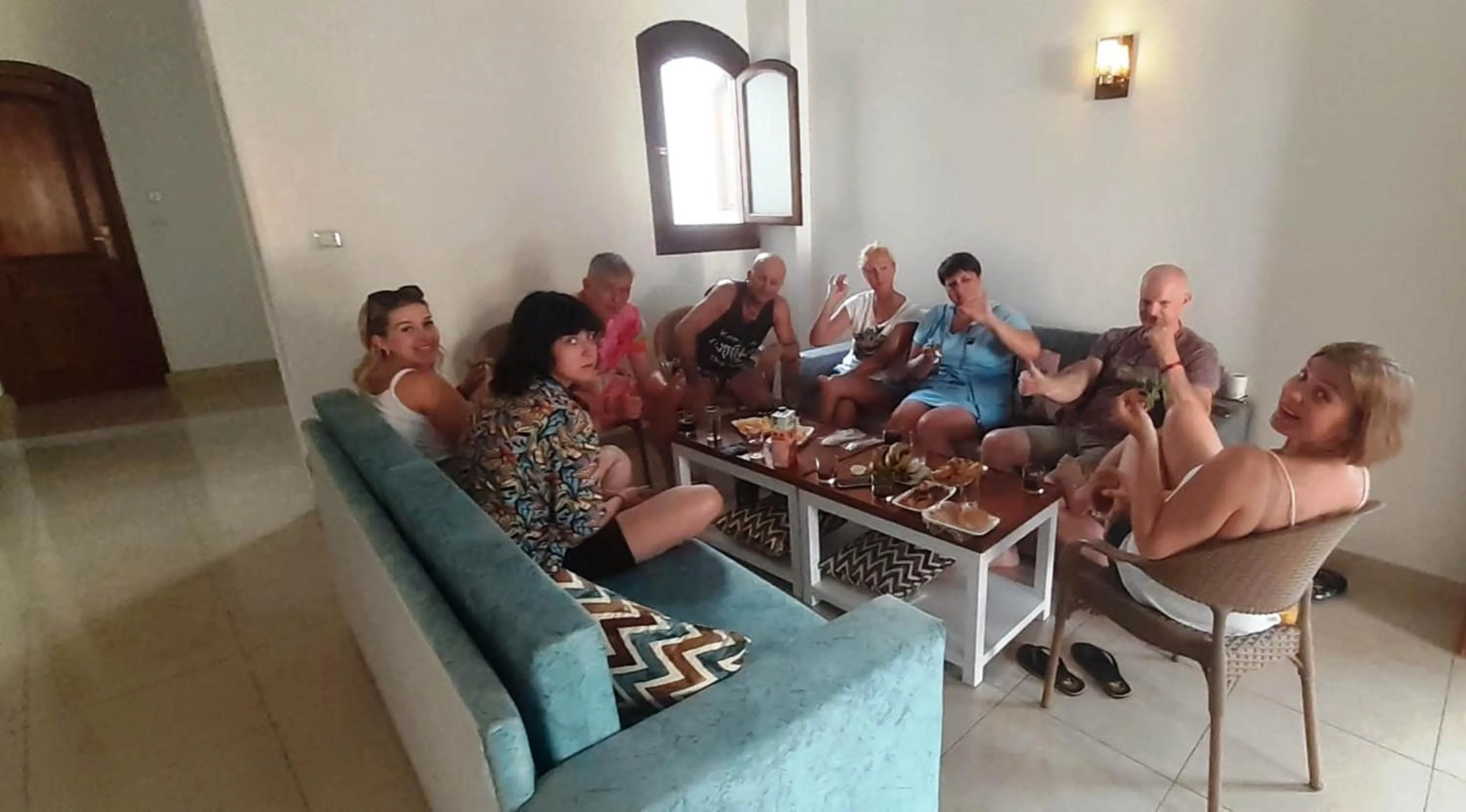 People in Mikhaila Guest House