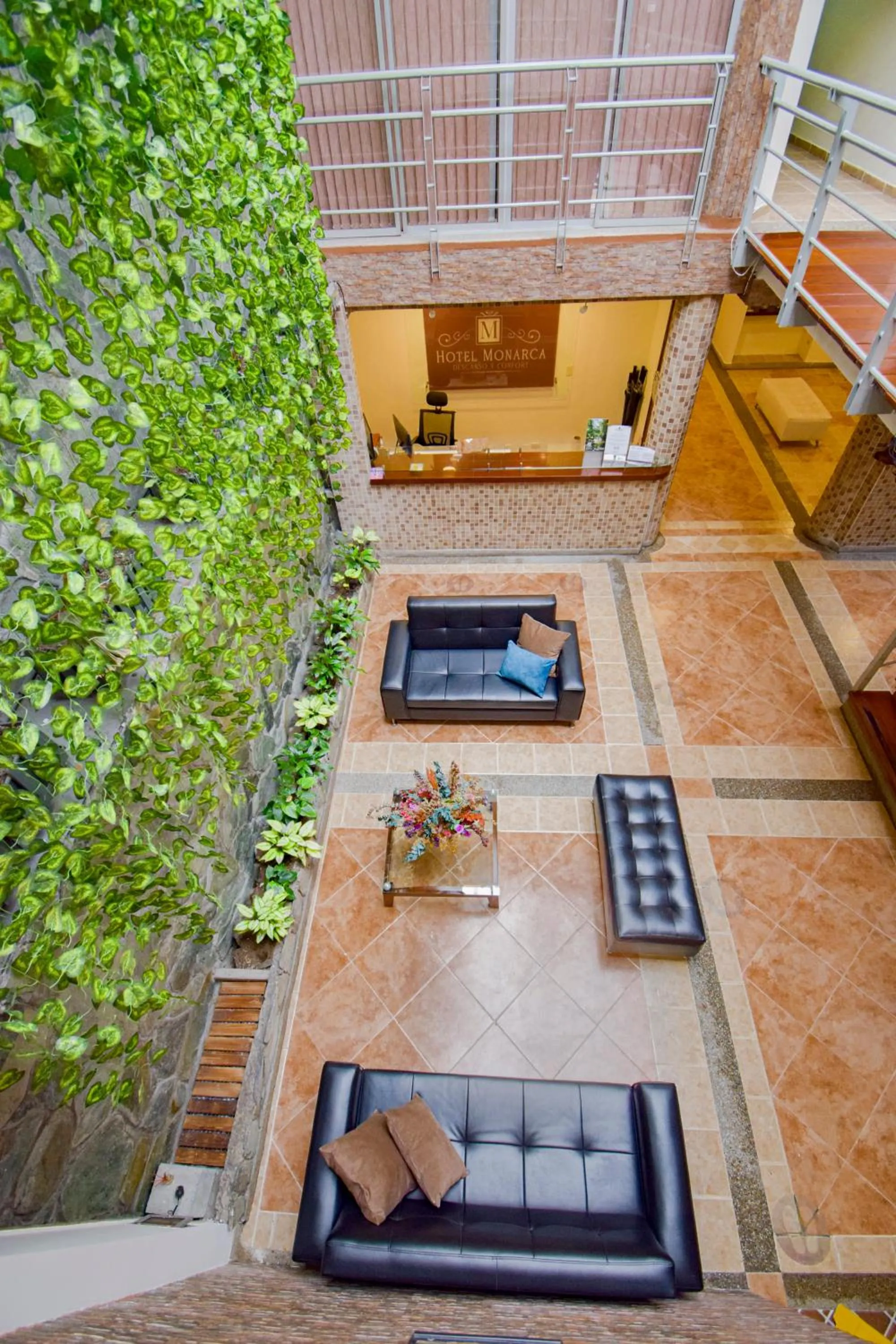 Lobby or reception in Hotel Mónaco Armenia