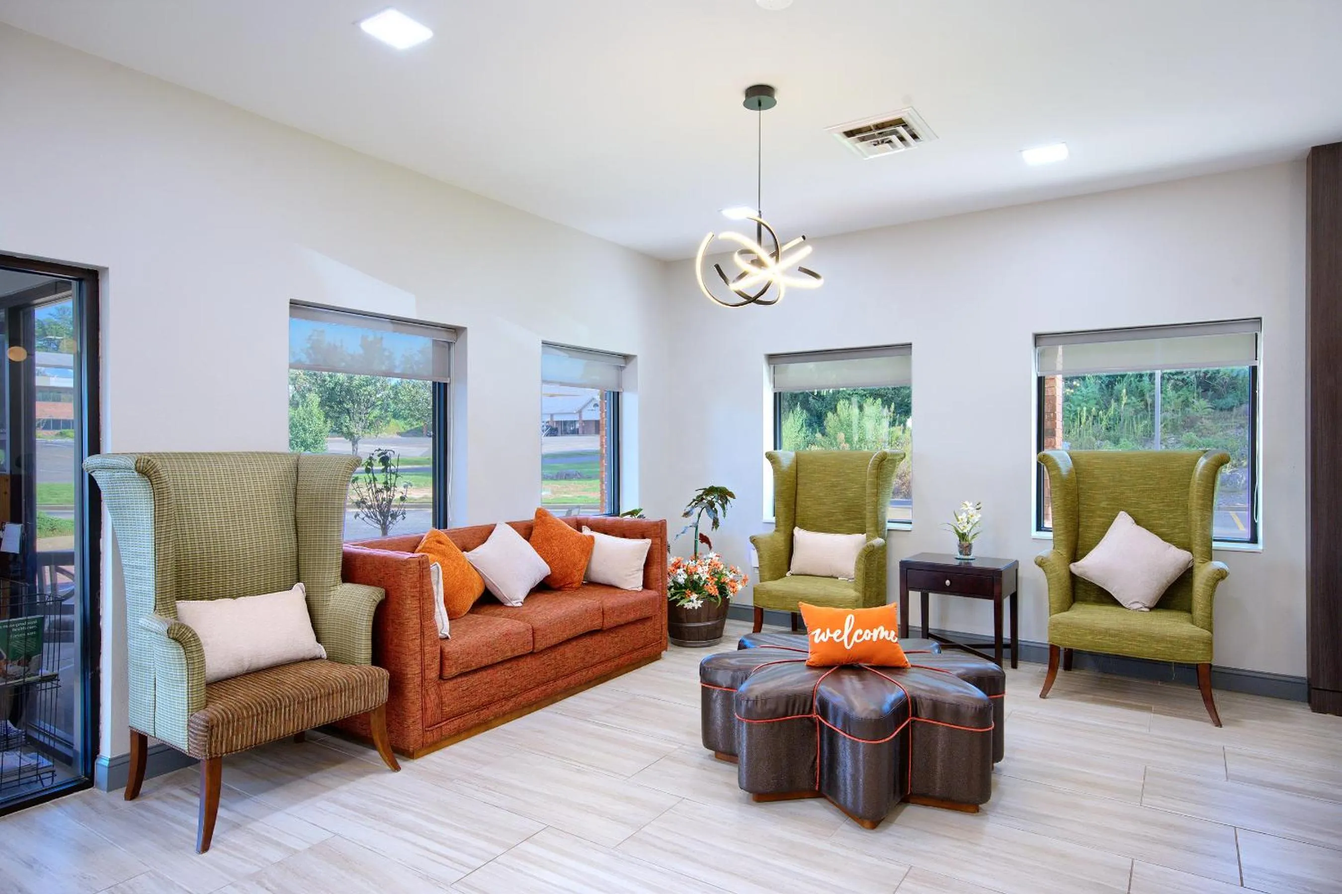 Lobby or reception in Hot Springs Village Inn