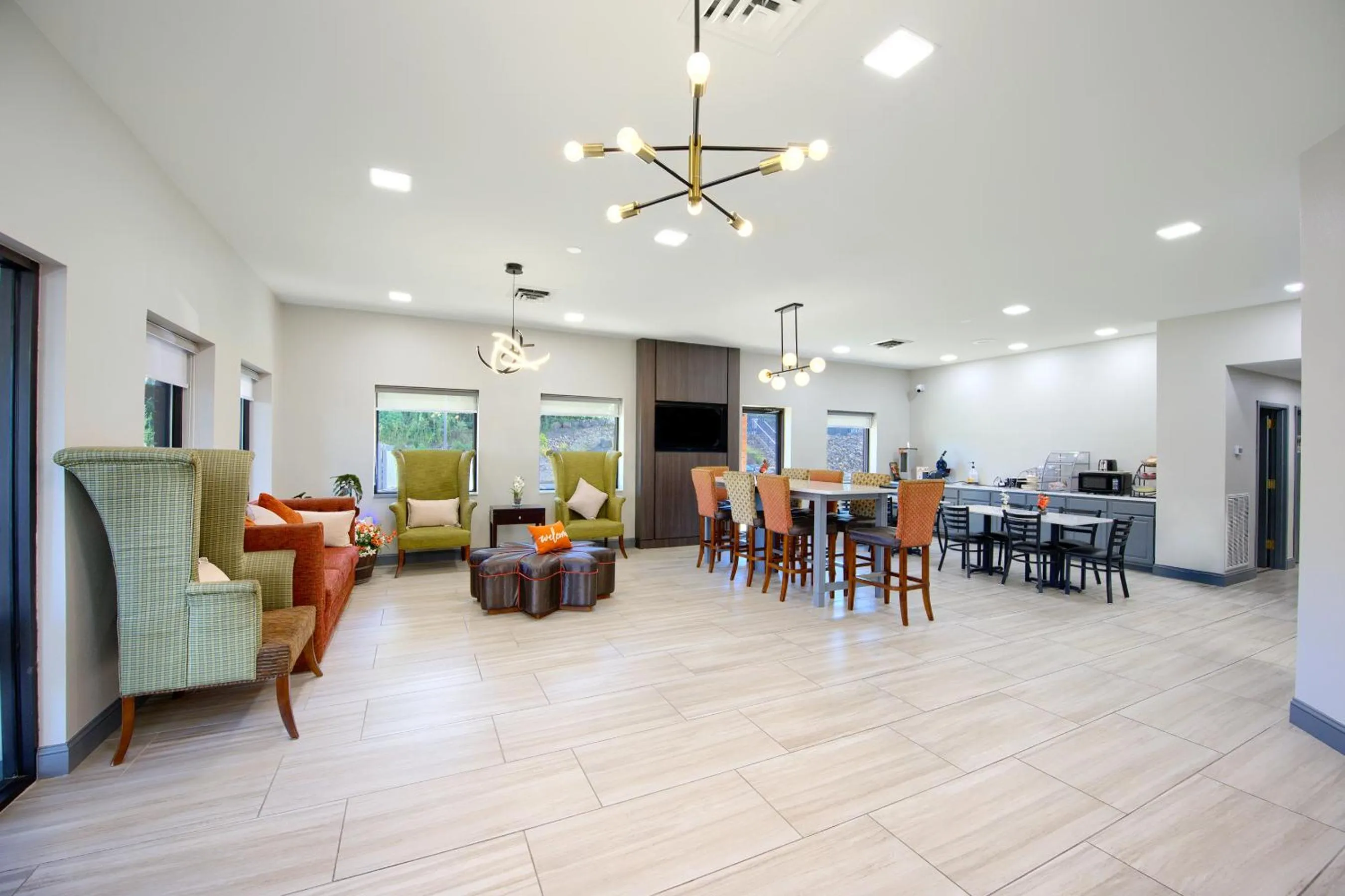 Lobby or reception in Hot Springs Village Inn