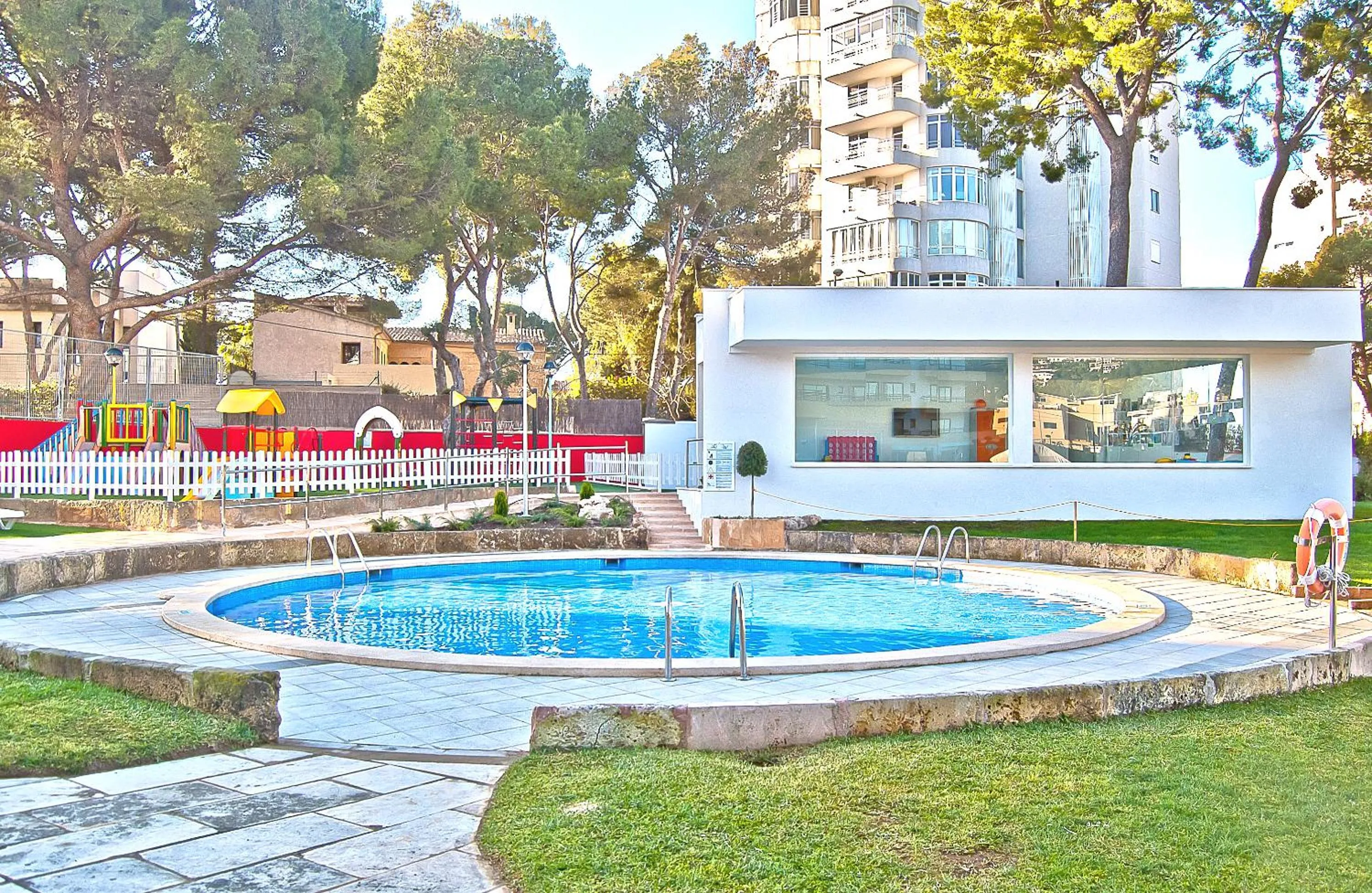 Children play ground in BQ Belvedere Hotel
