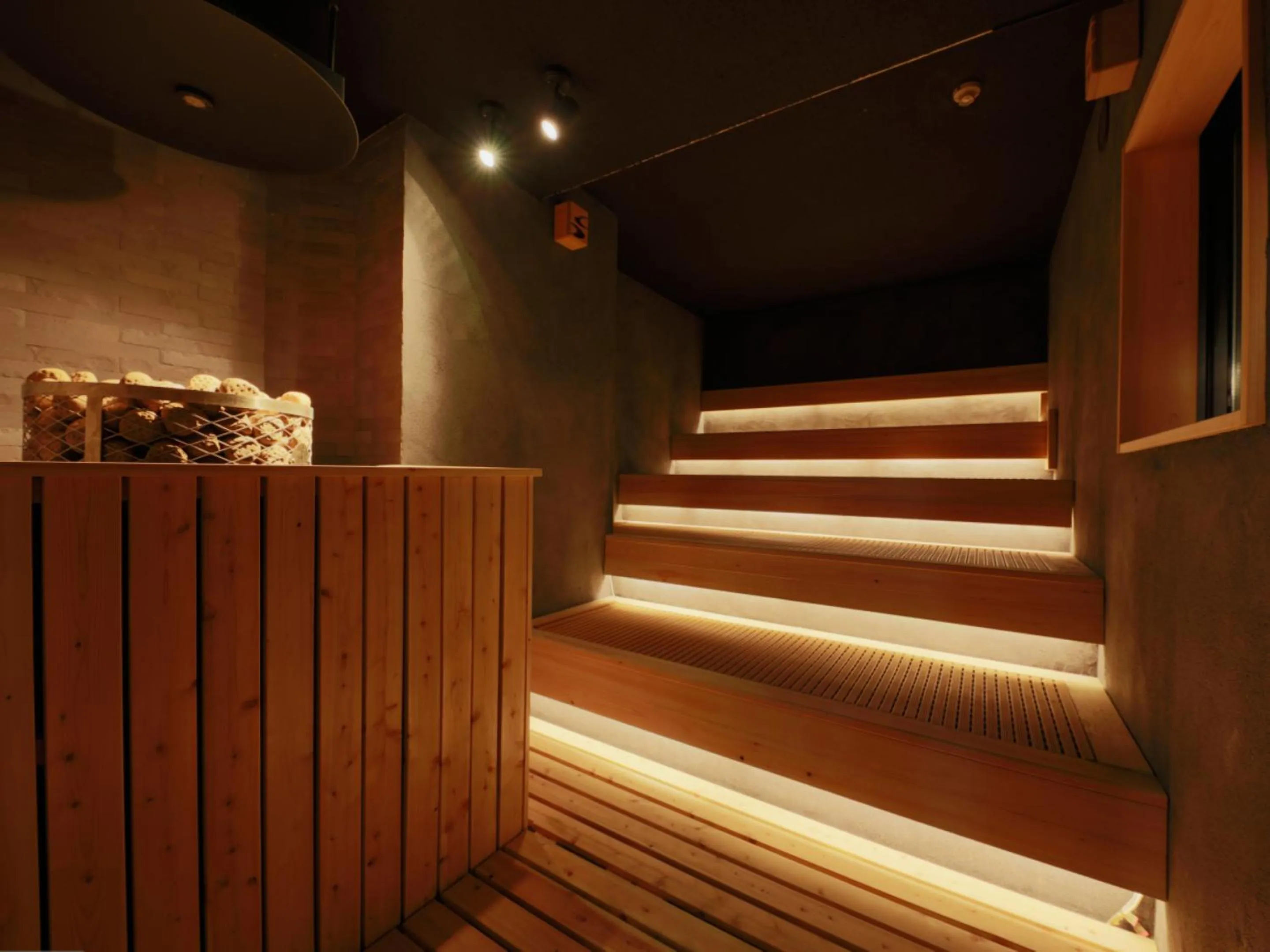 Sauna in Rembrandt Cabin & Spa Shimbashi - Caters to Men