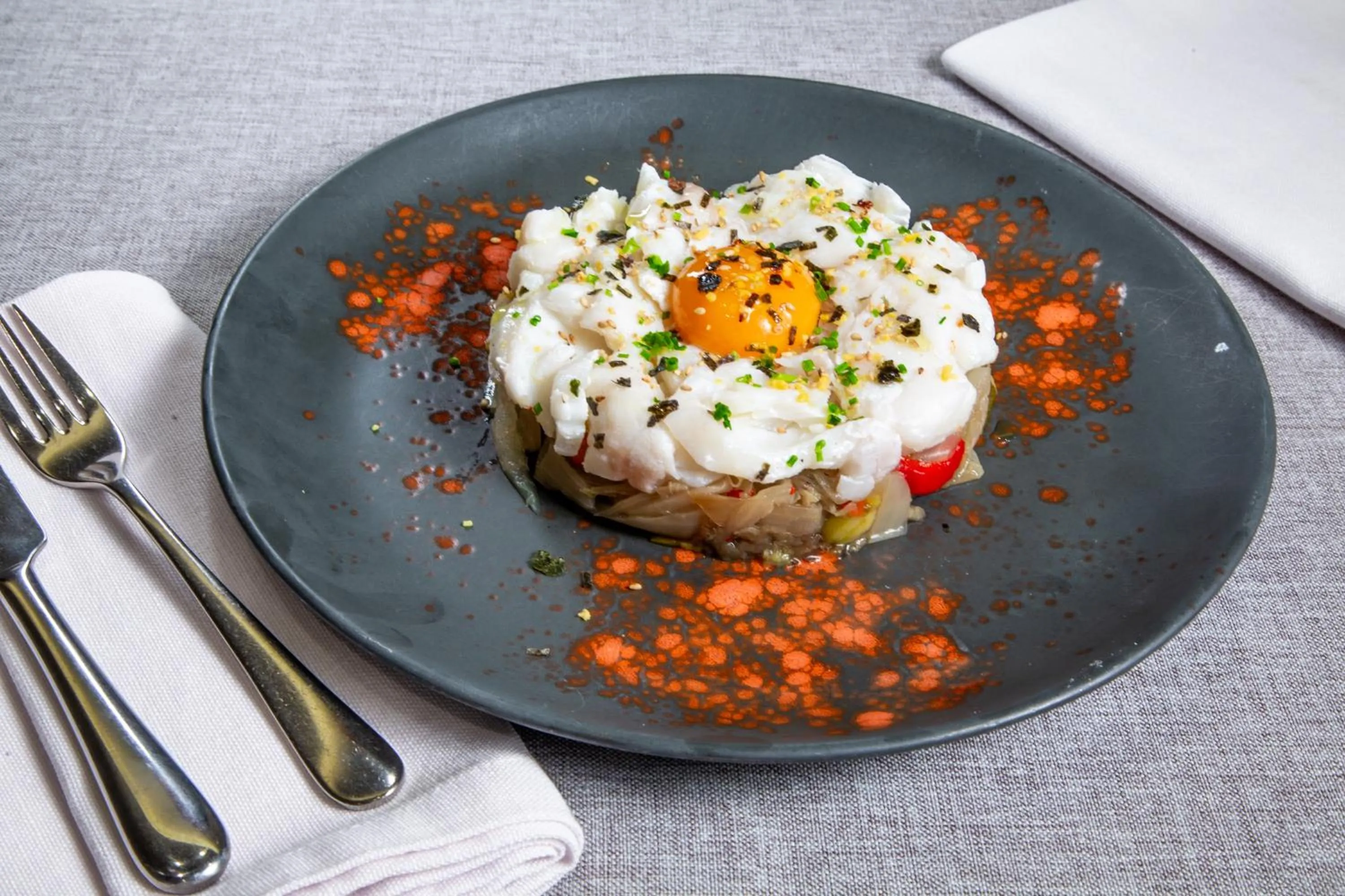 Food close-up in Hotel Attica21 Las Rozas