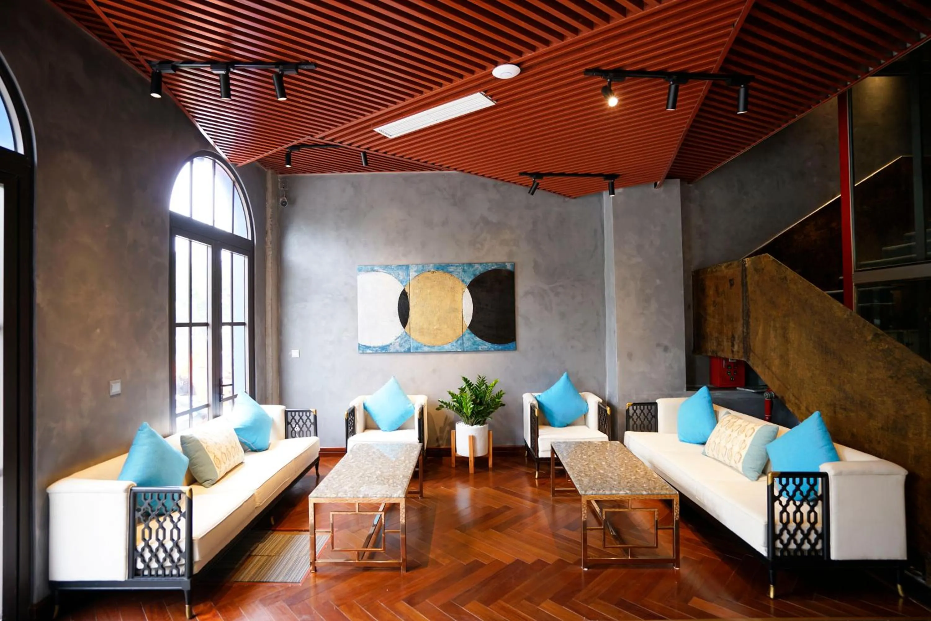 Living room in 1925 Ha Long Hotel