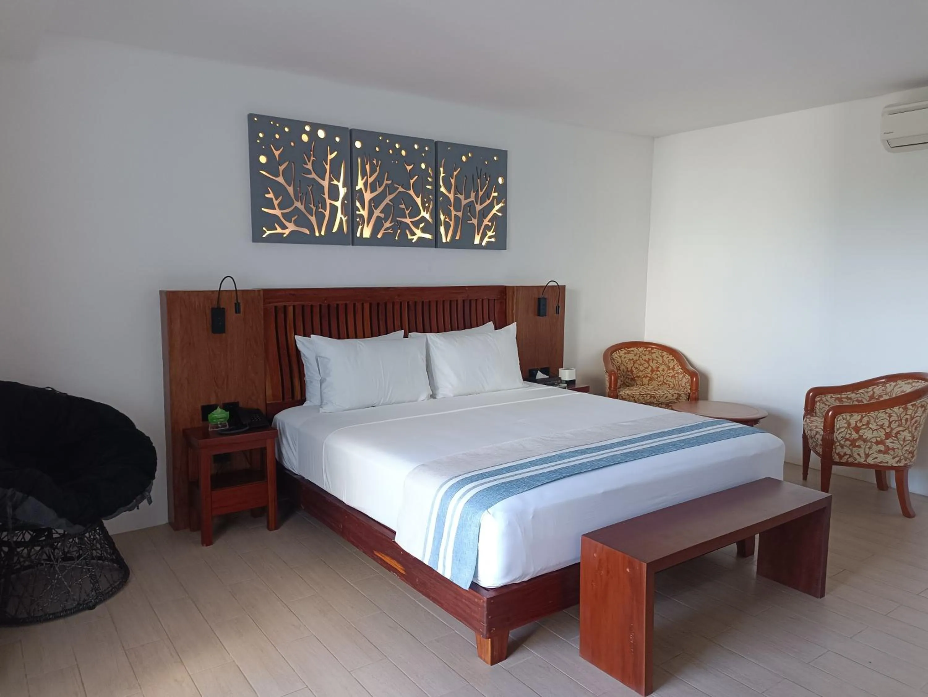 Bed in Aira Boracay Hotel