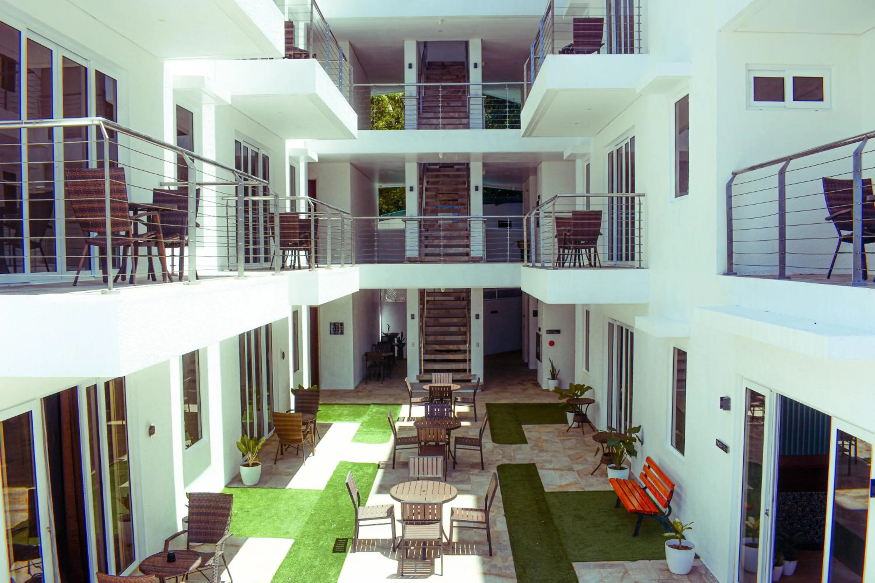 Patio in Aira Boracay Hotel