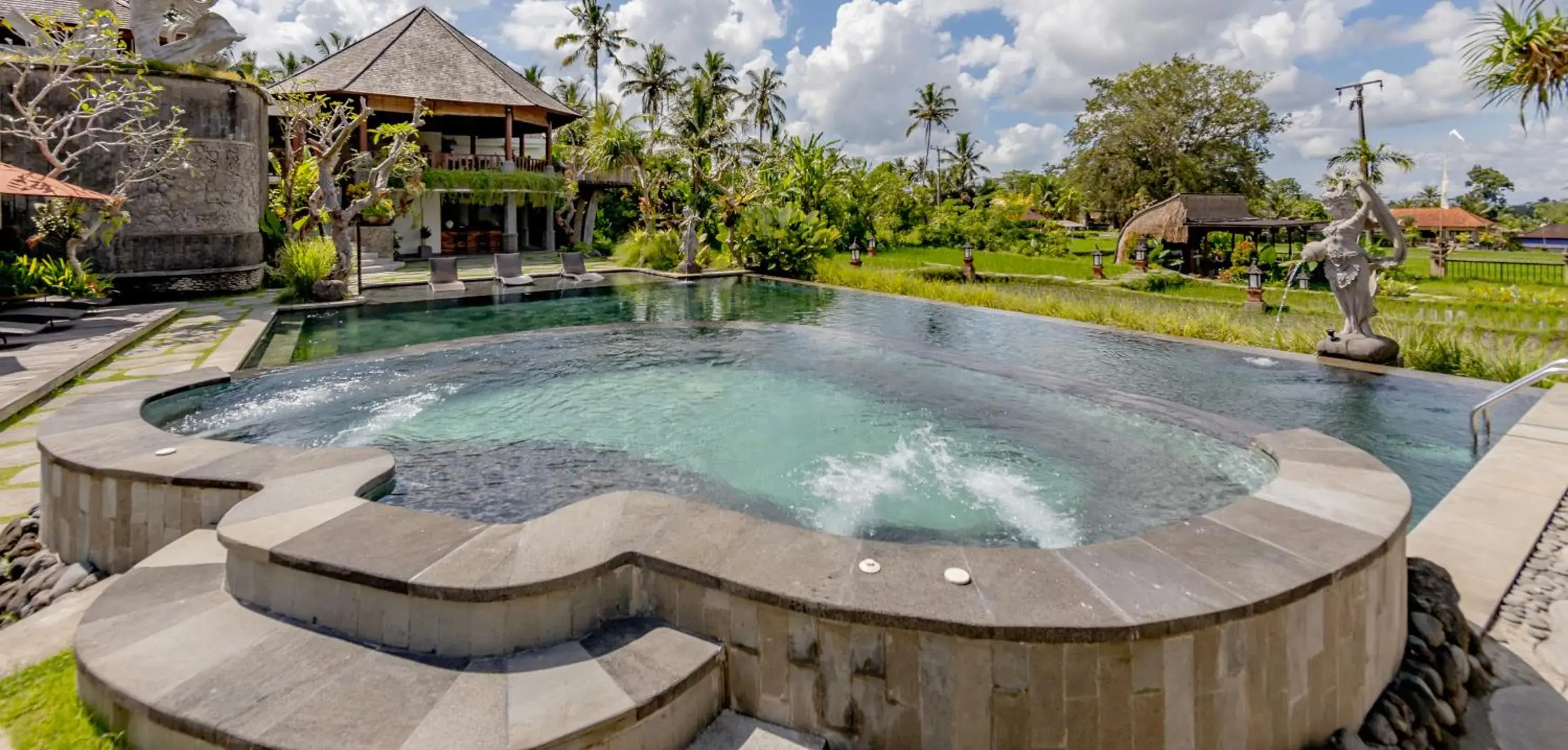 Swimming pool in Anumana Village Ubud Swimming pool in Anumana Village Ubud