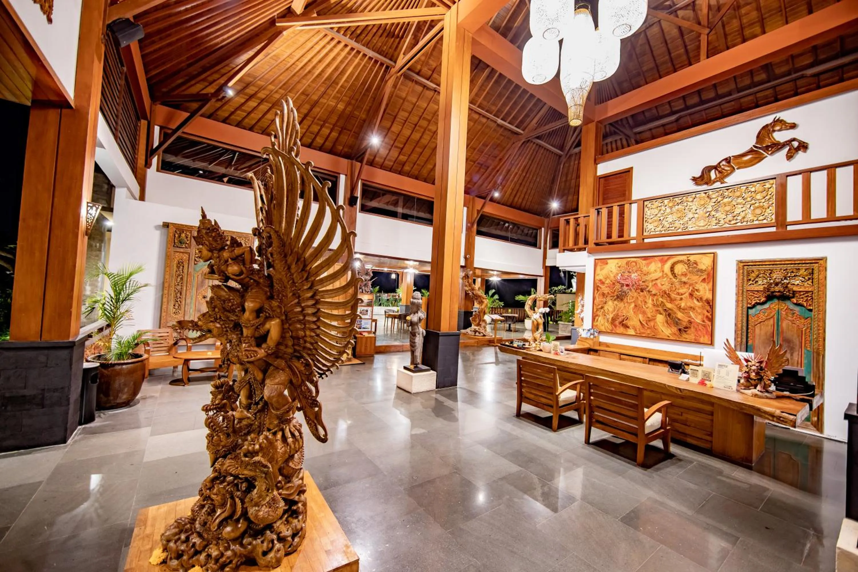 Lobby or reception in Anumana Village Ubud