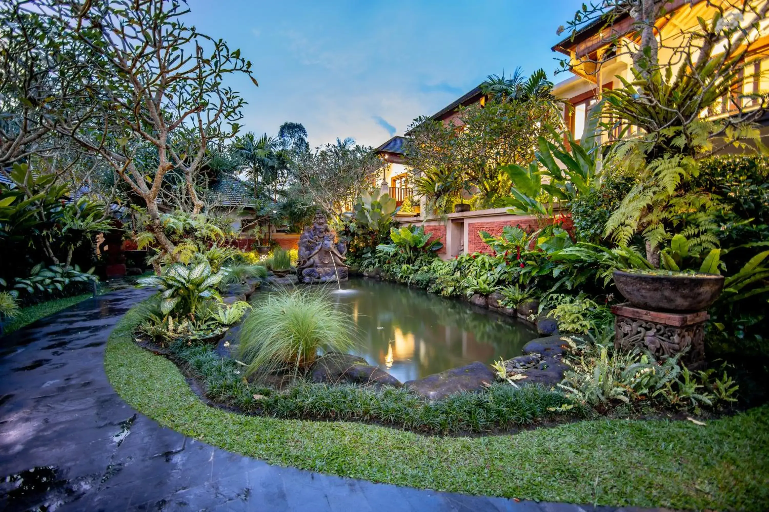 Garden view in Anumana Village Ubud Garden view in Anumana Village Ubud