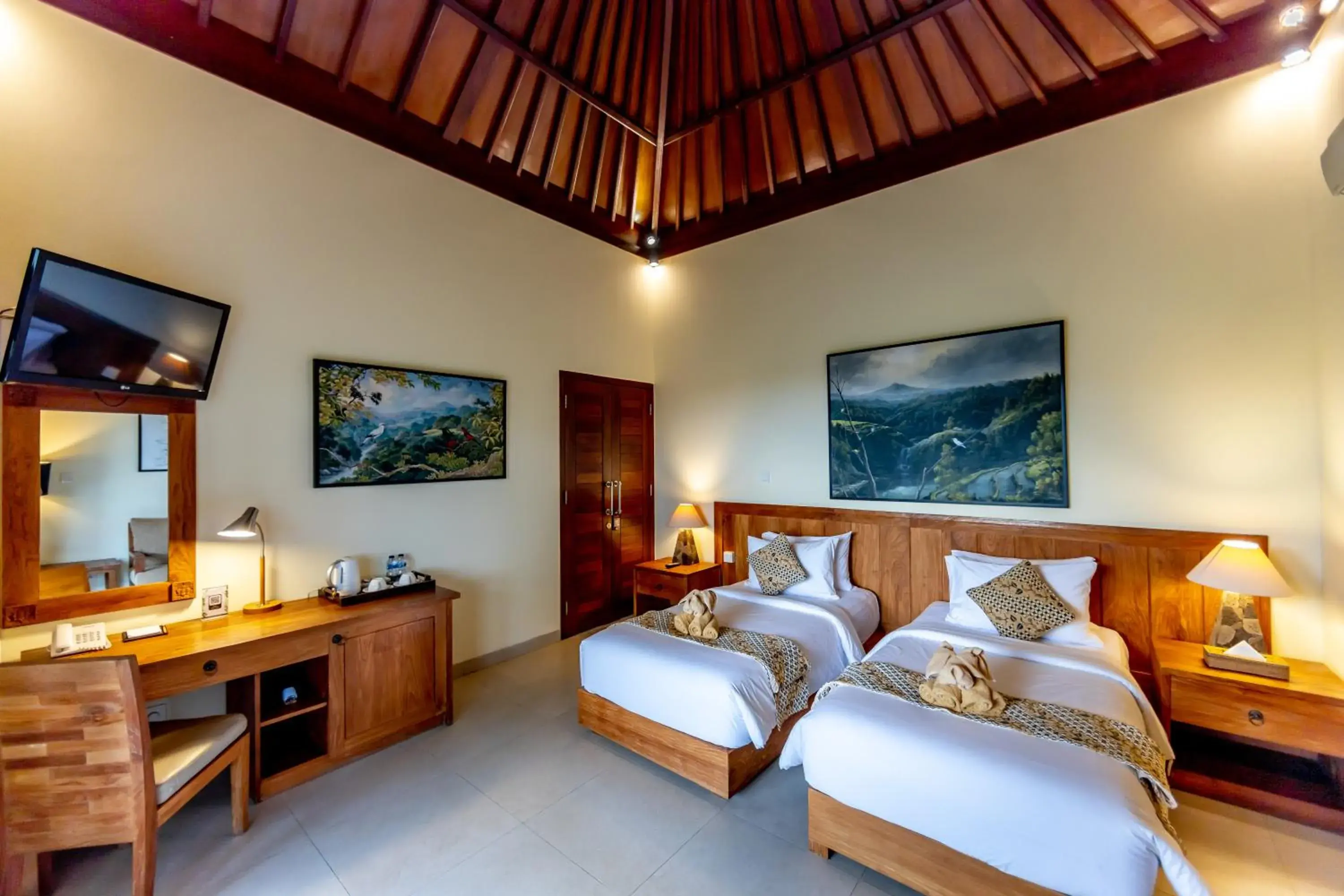 Bedroom, Bed in Anumana Village Ubud Bedroom, Bed in Anumana Village Ubud