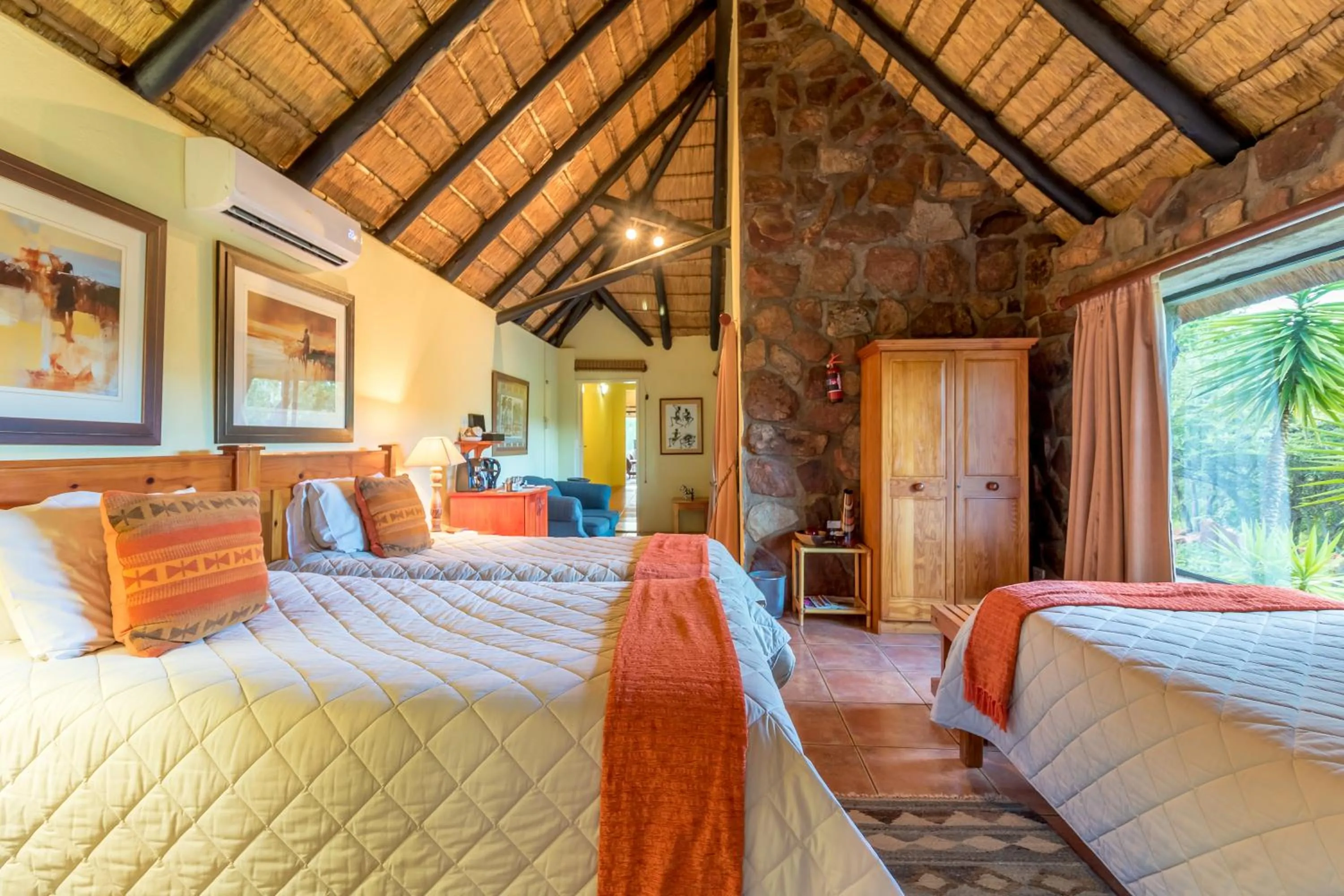 Bed in Iketla Lodge