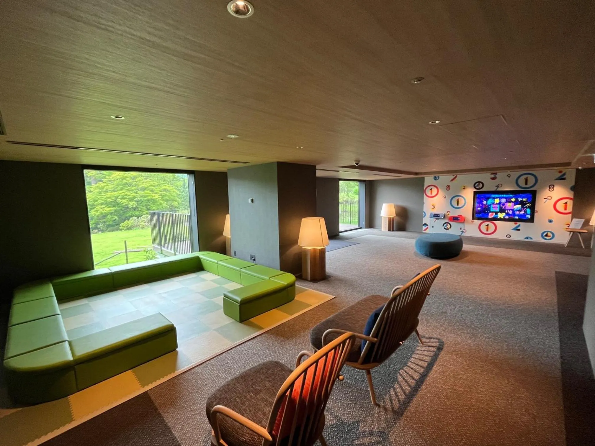 Children play ground in Hakone Kowakien Hotel