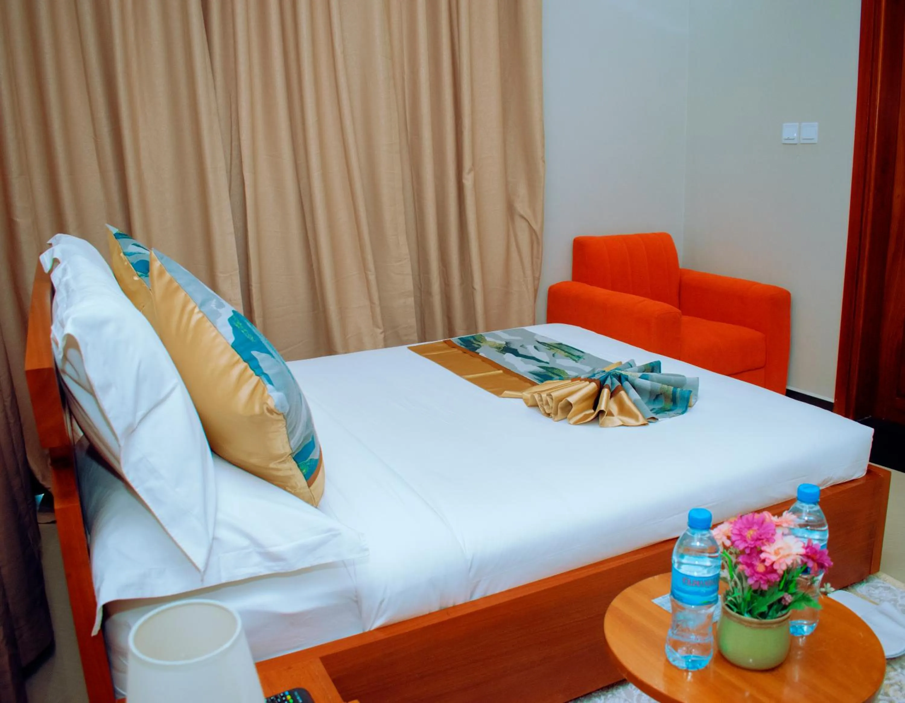 Bed in Inoga Luxury Hotel