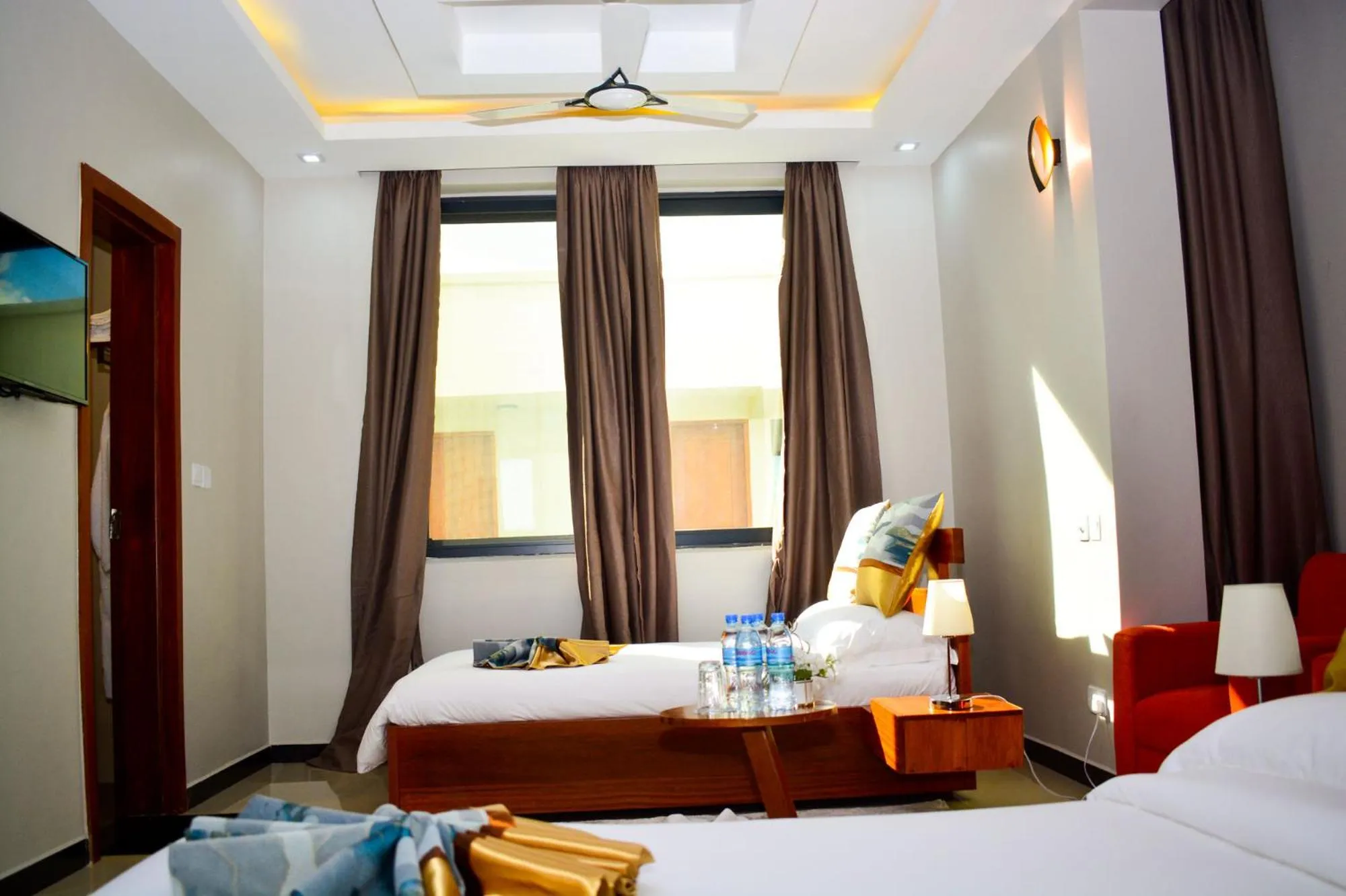 Bed in Inoga Luxury Hotel