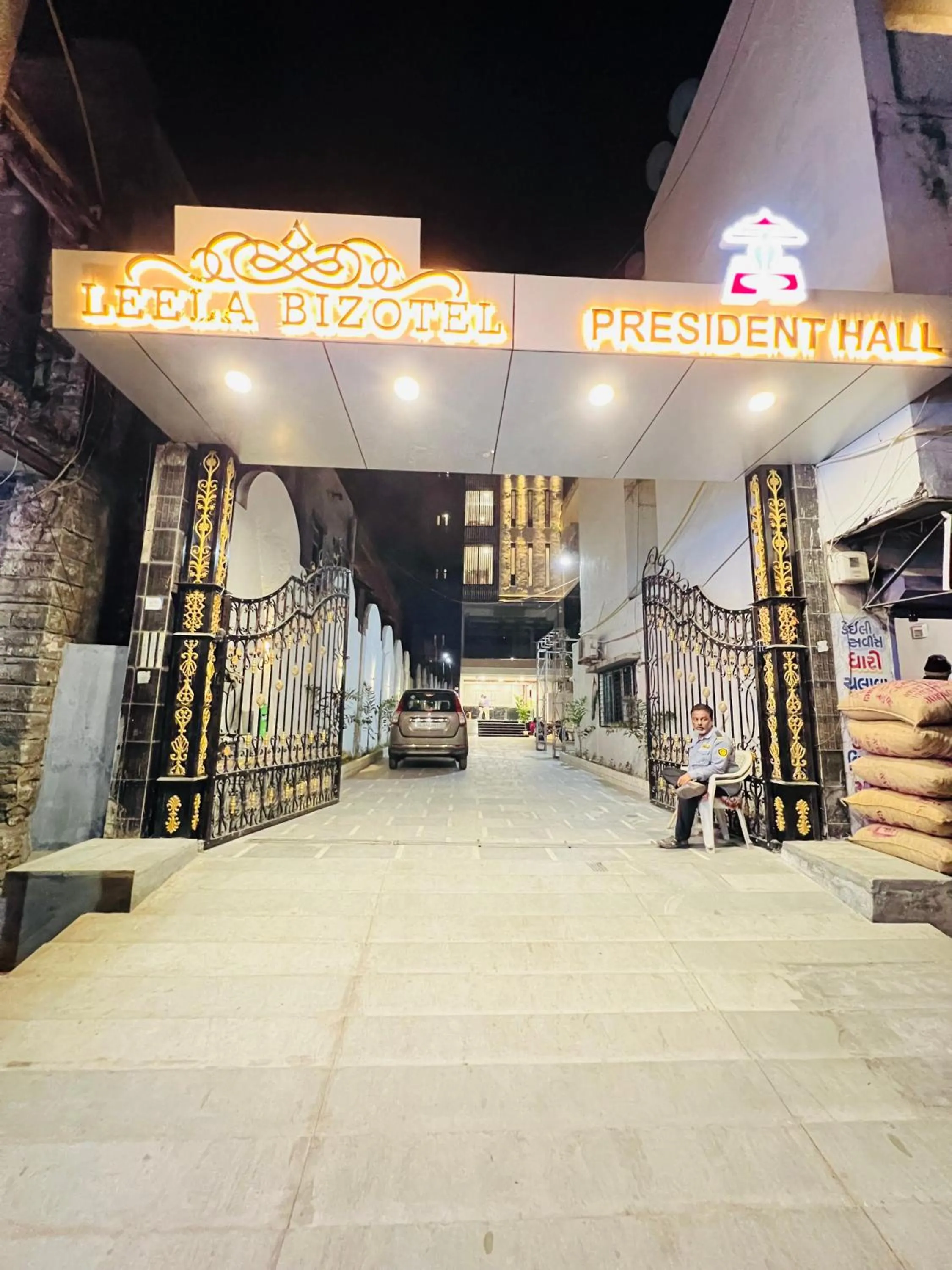 Facade/entrance in LEELA BIZOTEL