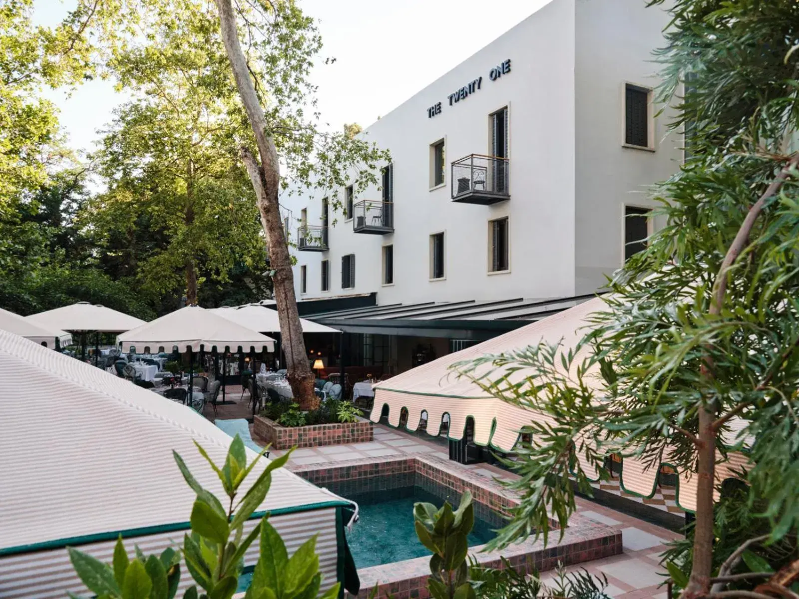 Pool view in The Twentyone Pool view in The Twentyone