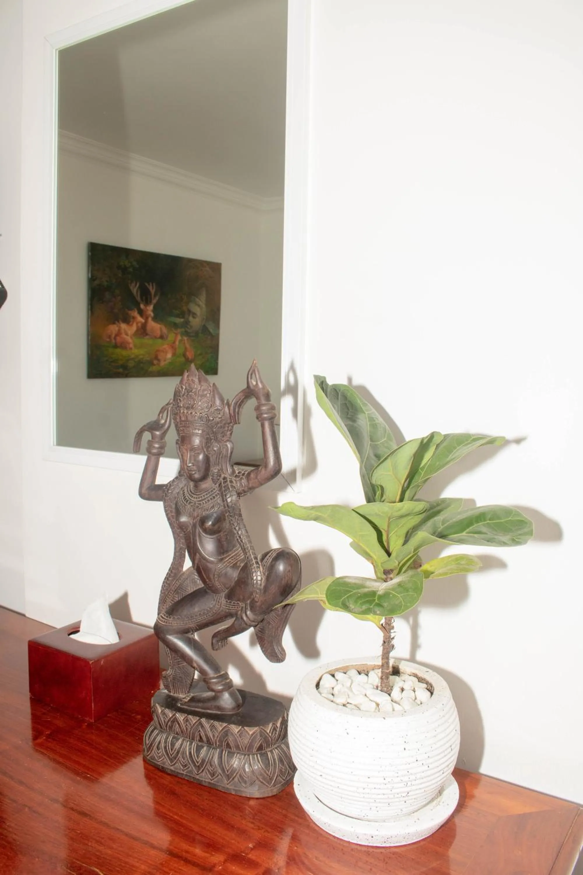 Decorative detail in The Blanc Residence