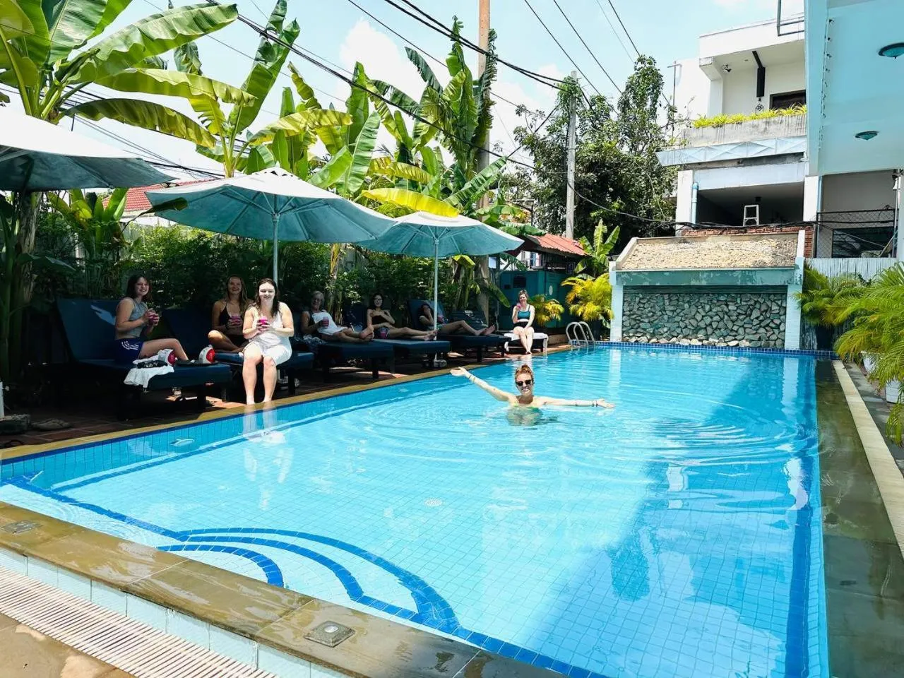 Swimming pool in The Blanc Residence